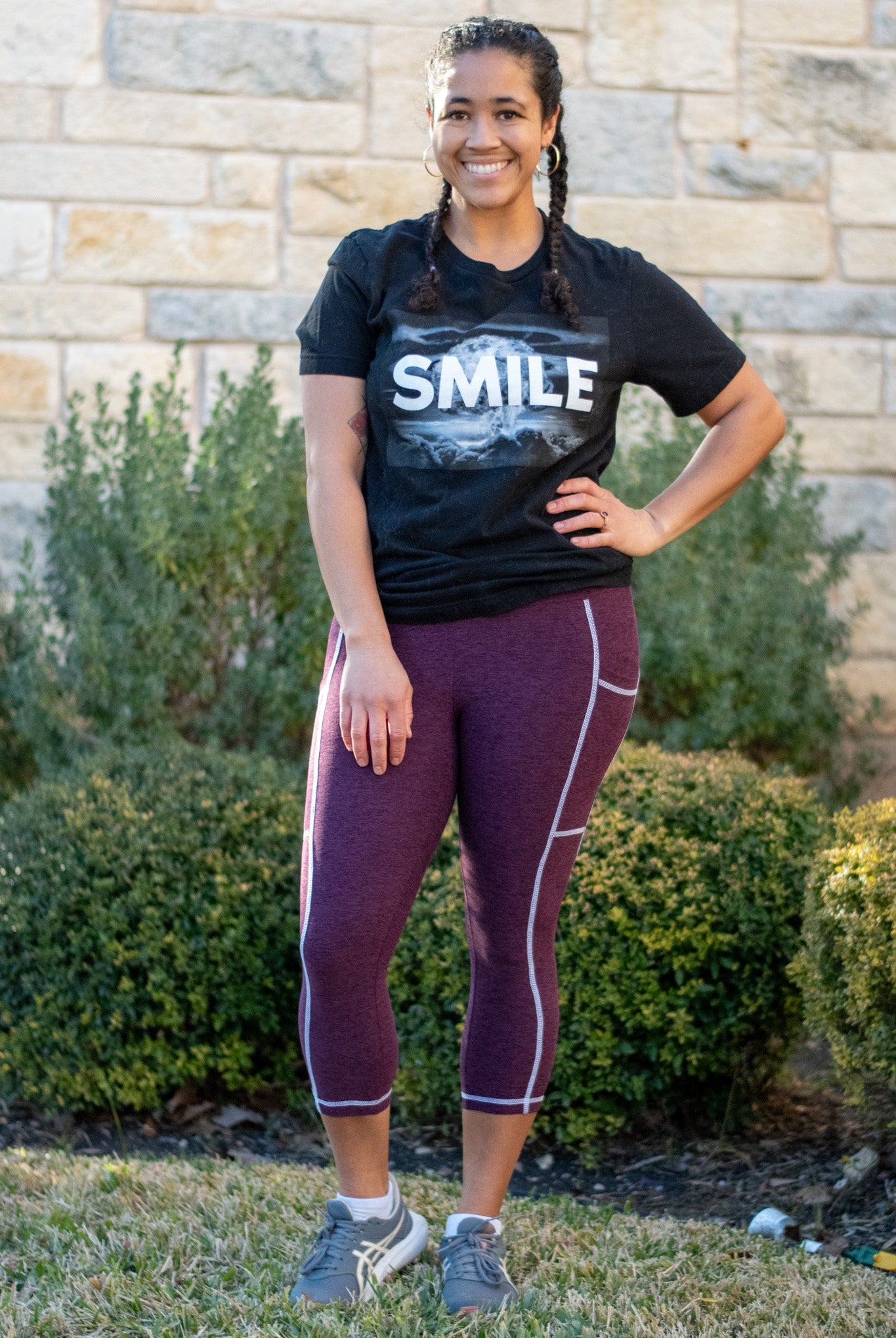 Raspberry Purple Space Dye, Heathered Athletic Knit Fabric - Boho Fabrics - Athletic Knit Fabric