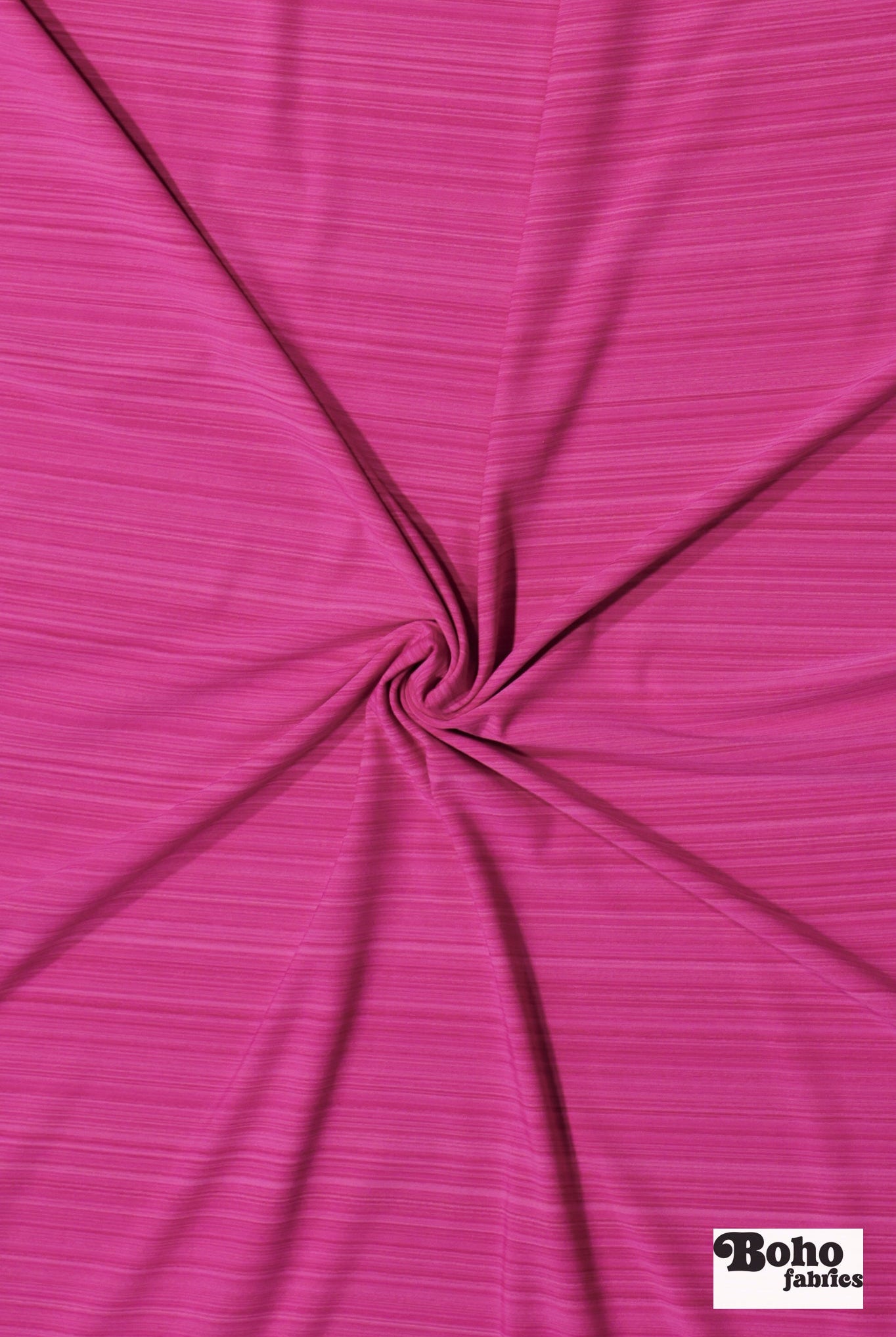Raspberry,Striated Athletic Knit Fabric - Boho Fabrics - Athletic Knit Fabric