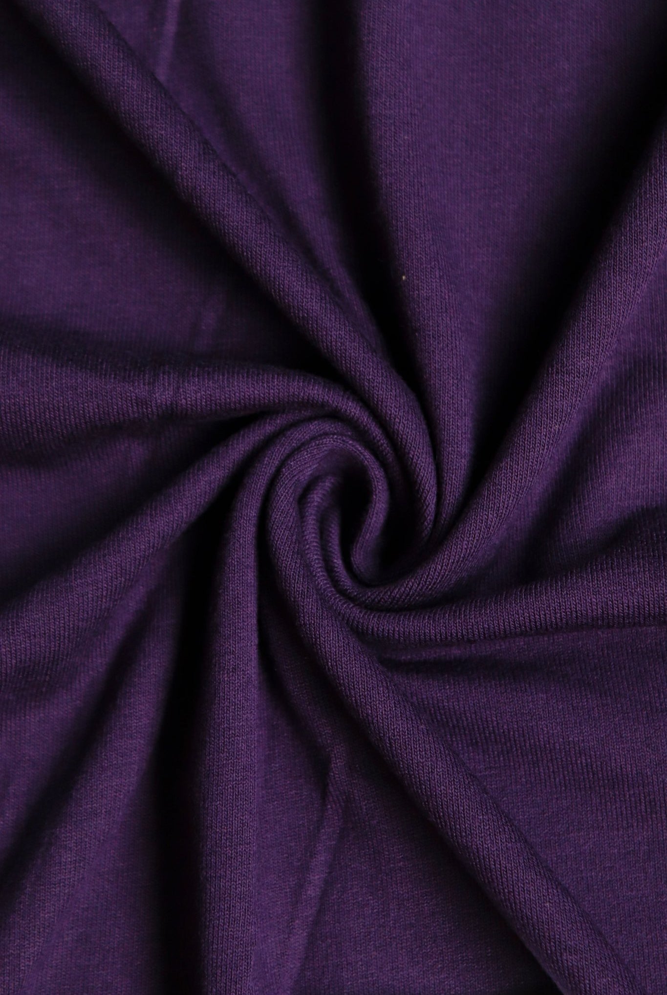 Ravens Purple, Solid Rayon Spandex Knit Fabric - Boho Fabrics - Rayon Jersey Solid, Knit Fabric