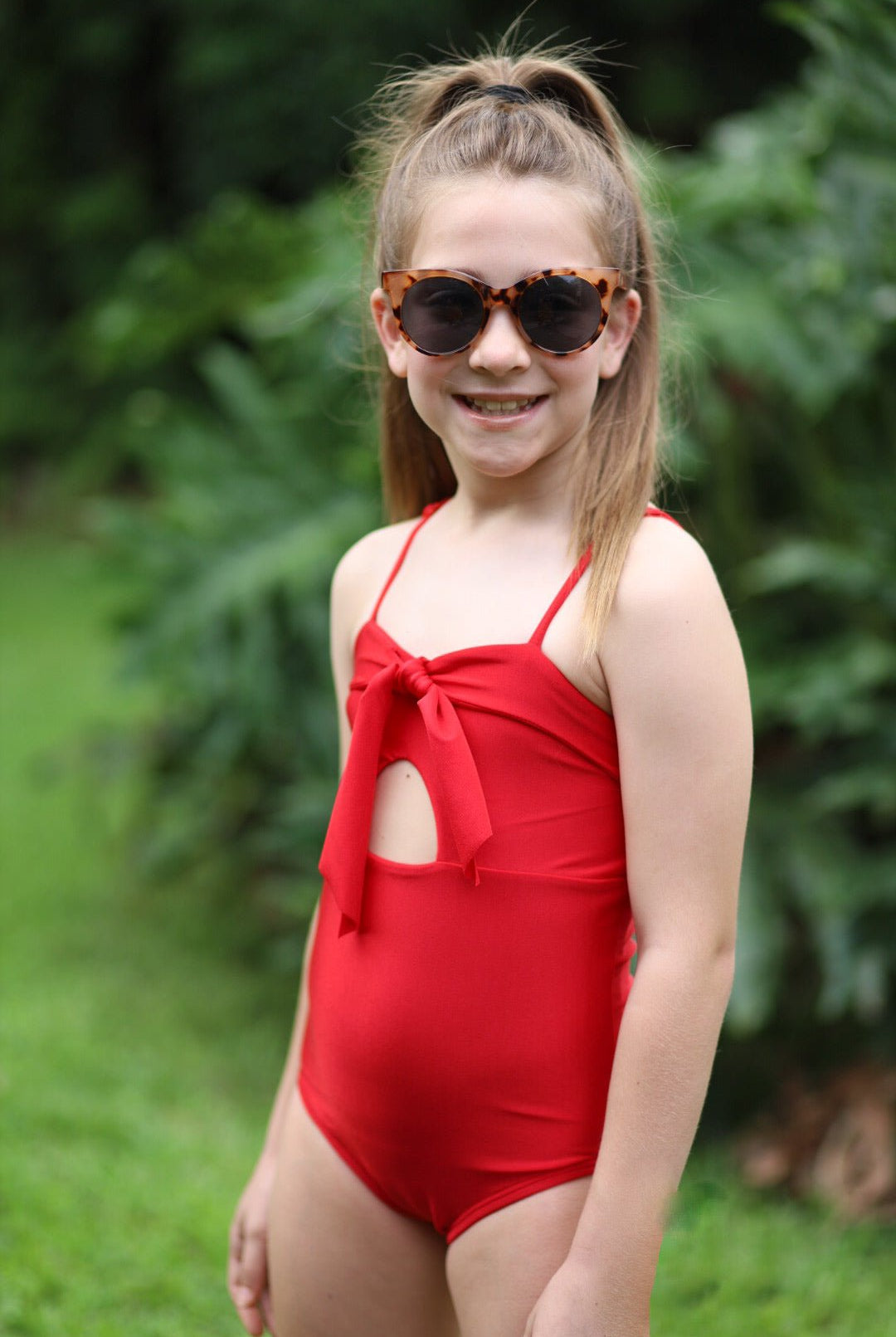 Red Hot! (Shiny) Tricot. S.SWIM-212 - Boho Fabrics