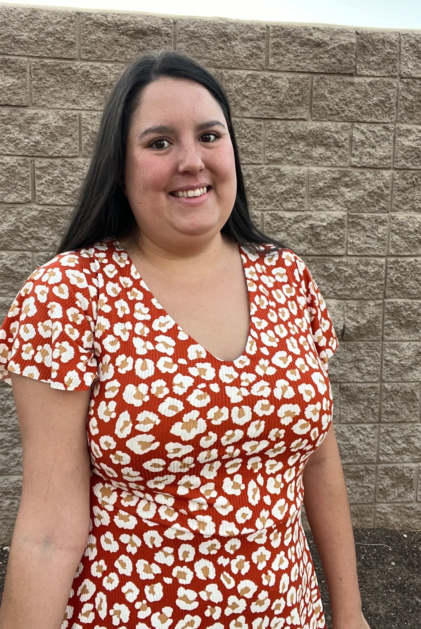 Red Leopard, Printed Rib Knit Fabric - Boho Fabrics