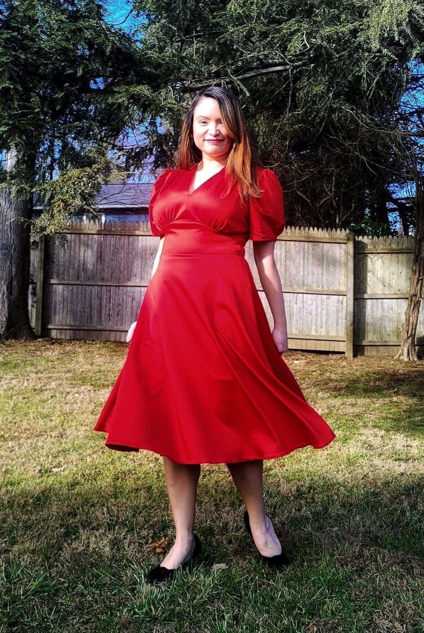 Red, Scuba Knit - Boho Fabrics