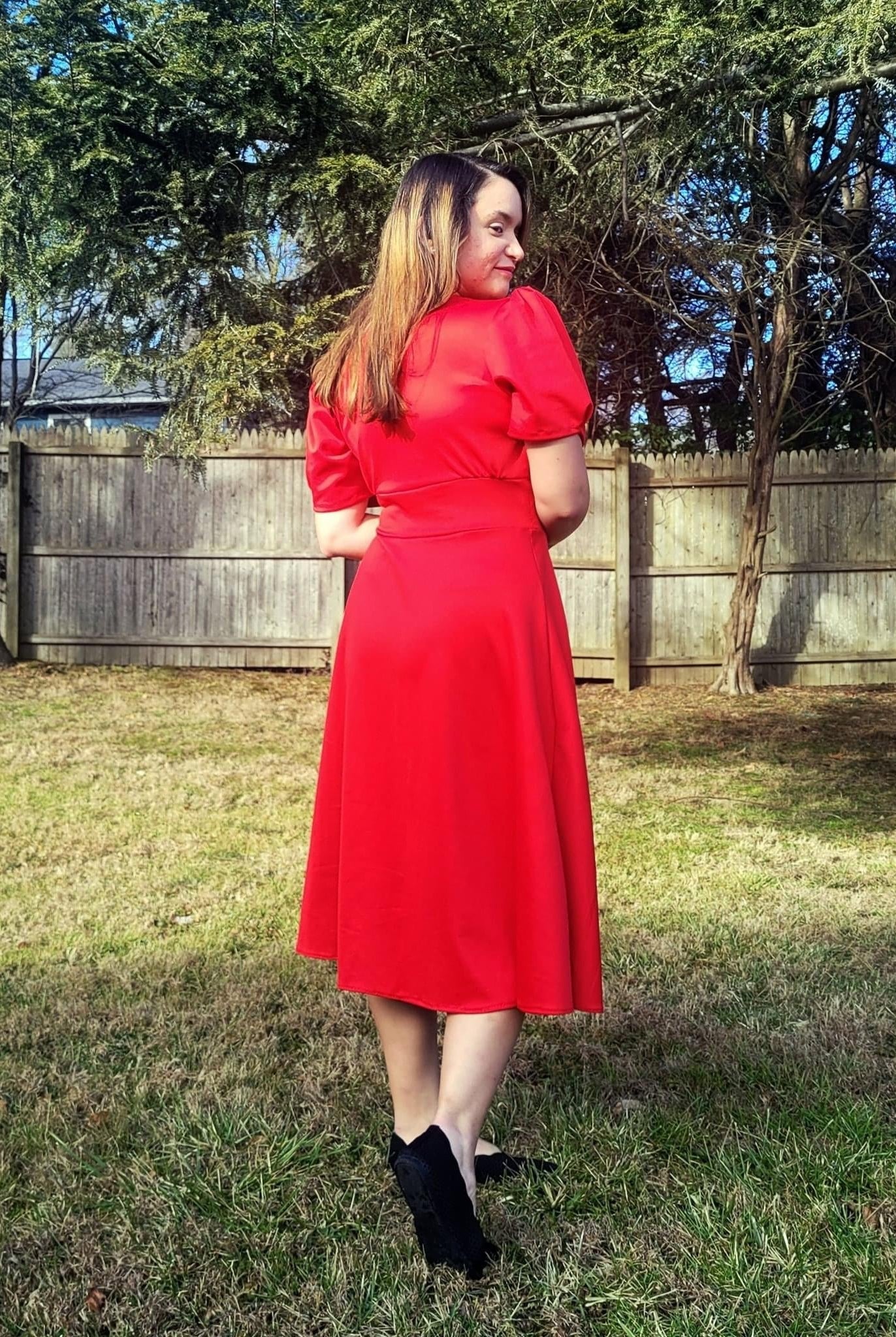 Red, Scuba Knit - Boho Fabrics