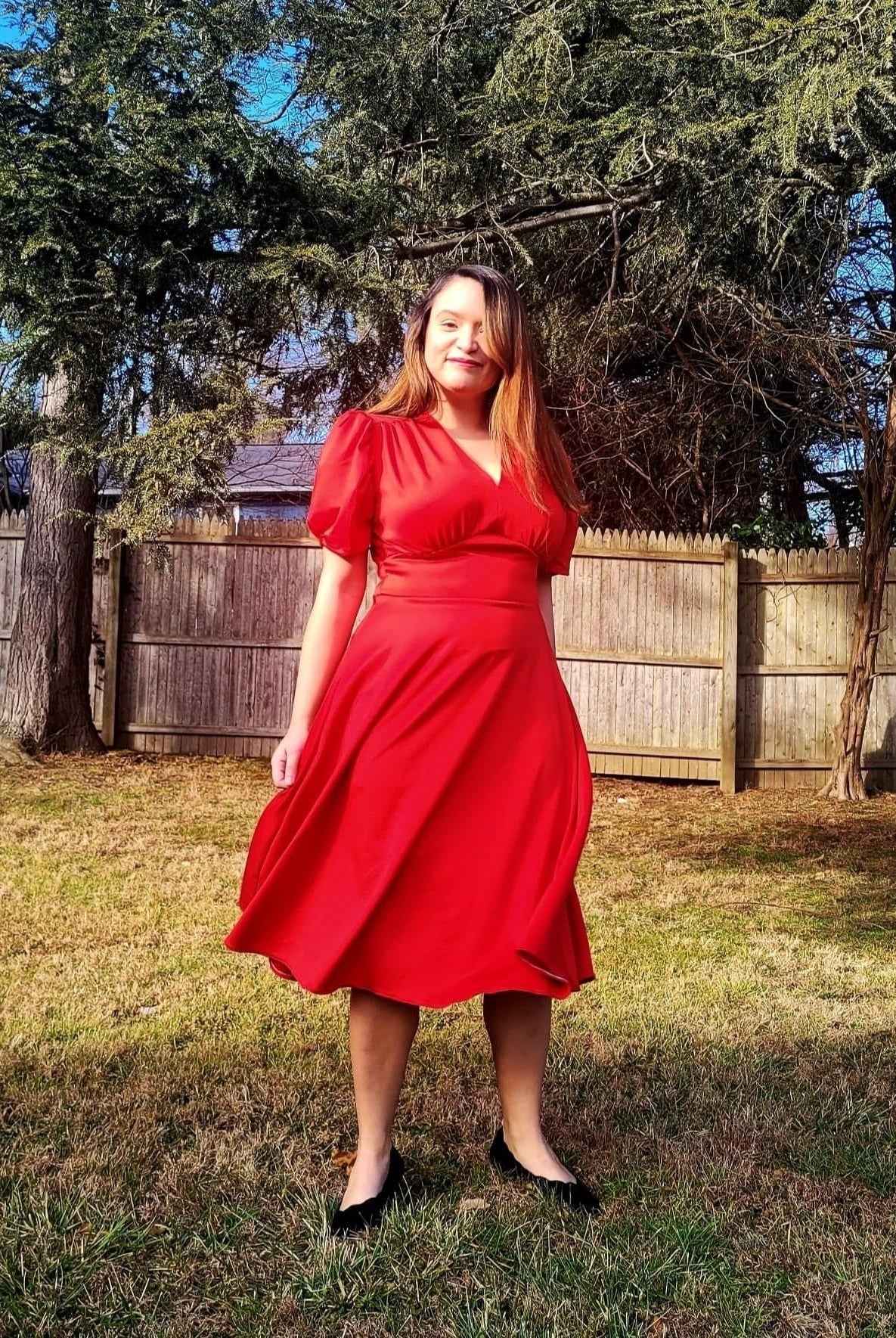 Red, Scuba Knit - Boho Fabrics