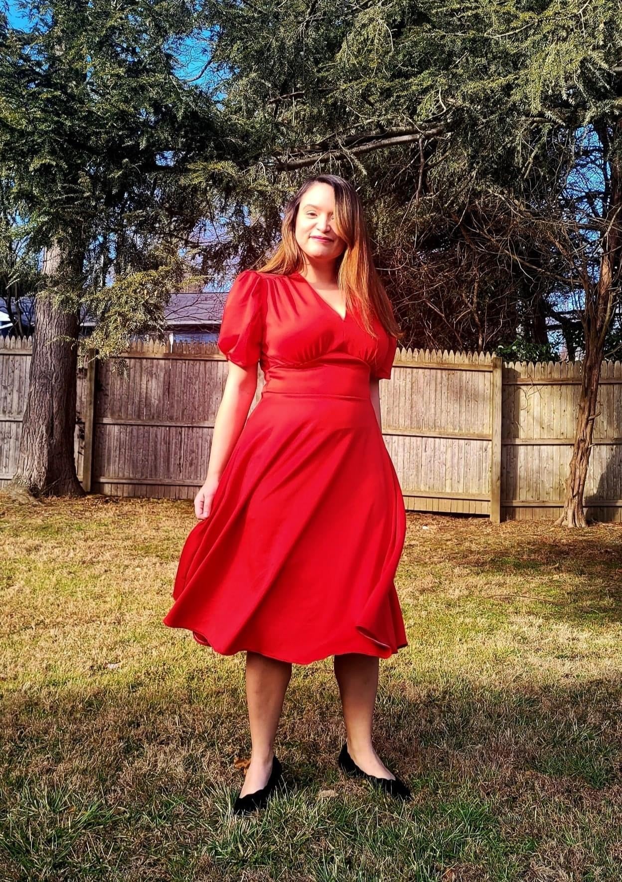 Red, Scuba Knit - Boho Fabrics