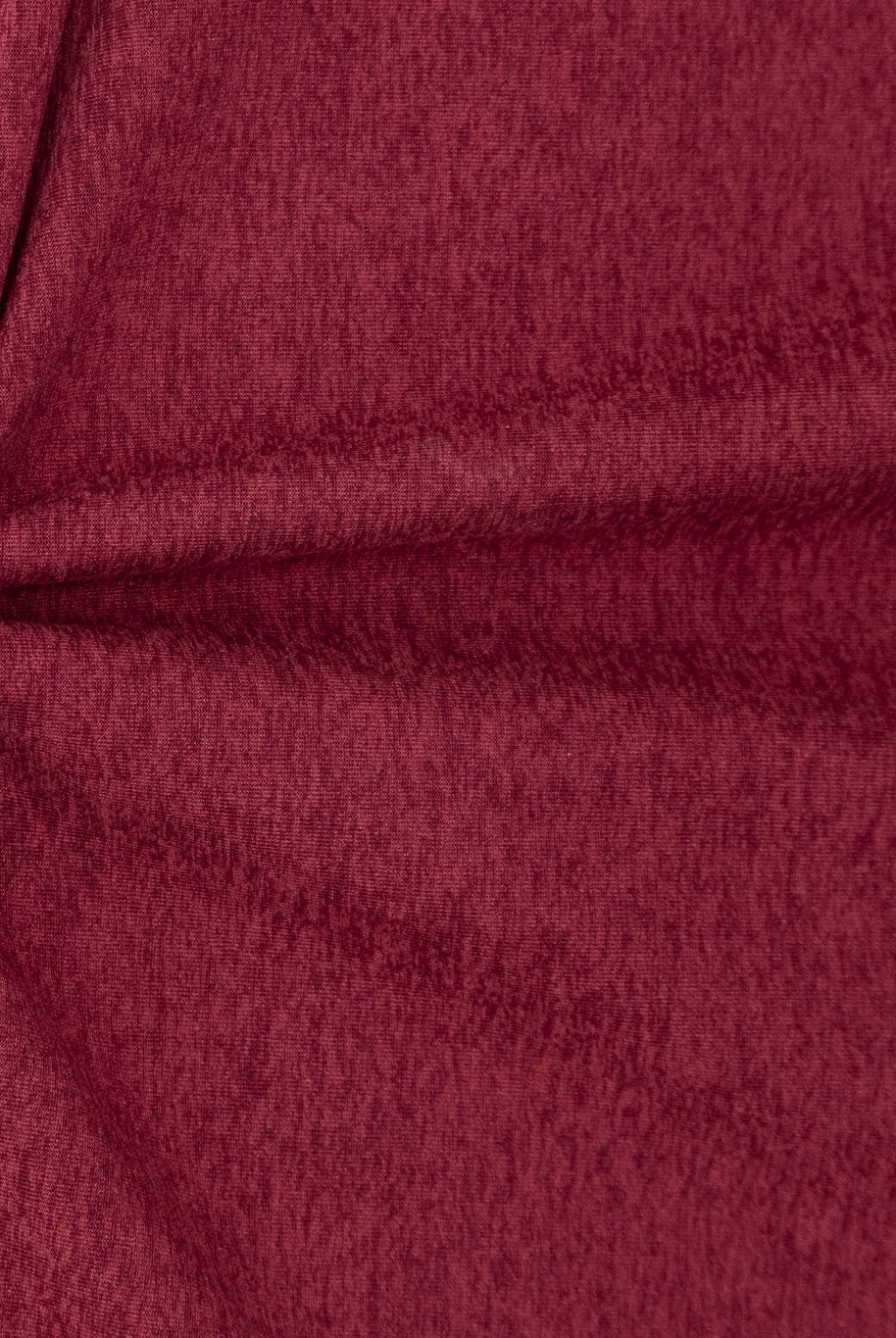 Red Space Dye, Heathered Athletic Knit Fabric - Boho Fabrics - Athletic Knit Fabric