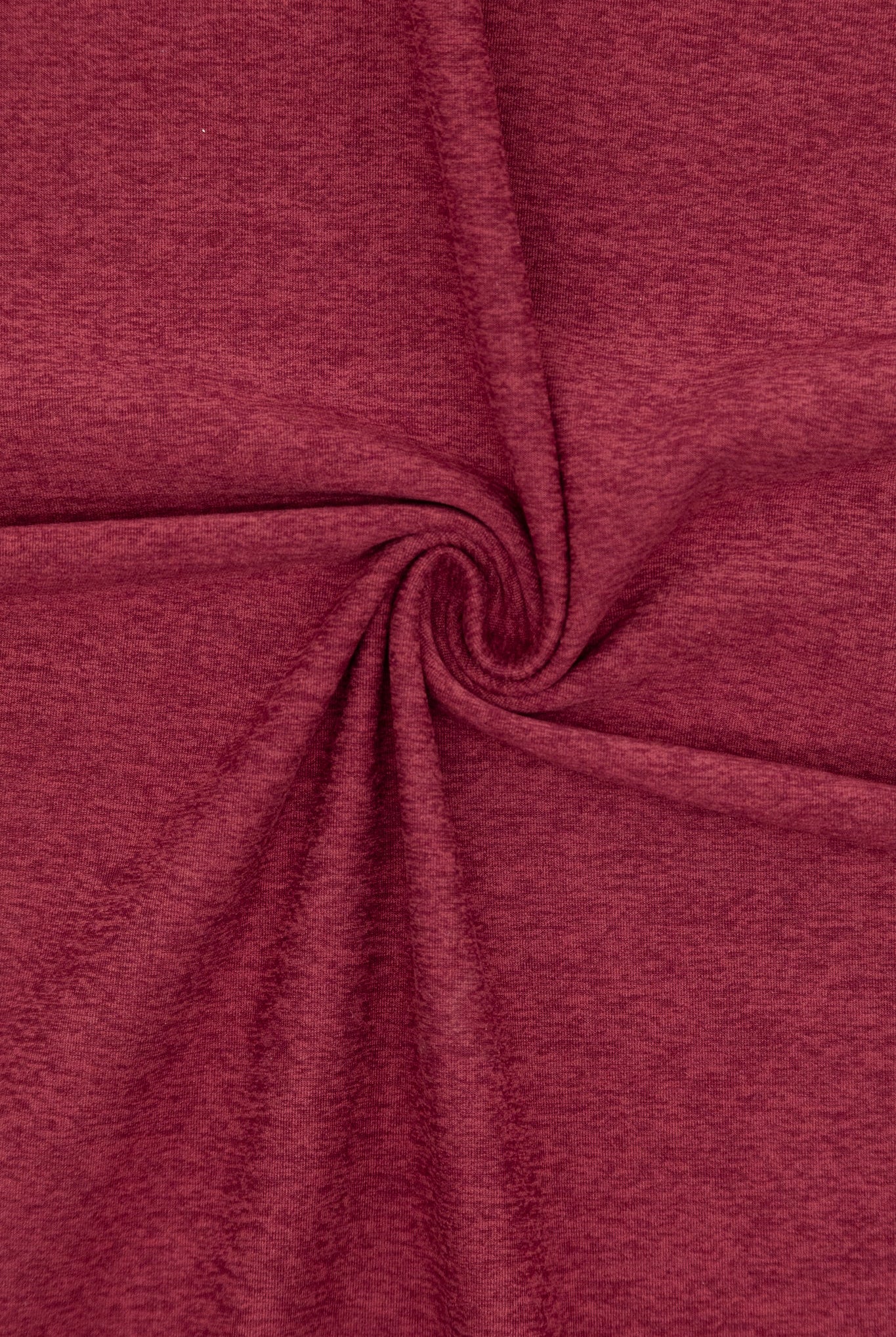 Red Space Dye, Heathered Athletic Knit Fabric - Boho Fabrics - Athletic Knit Fabric
