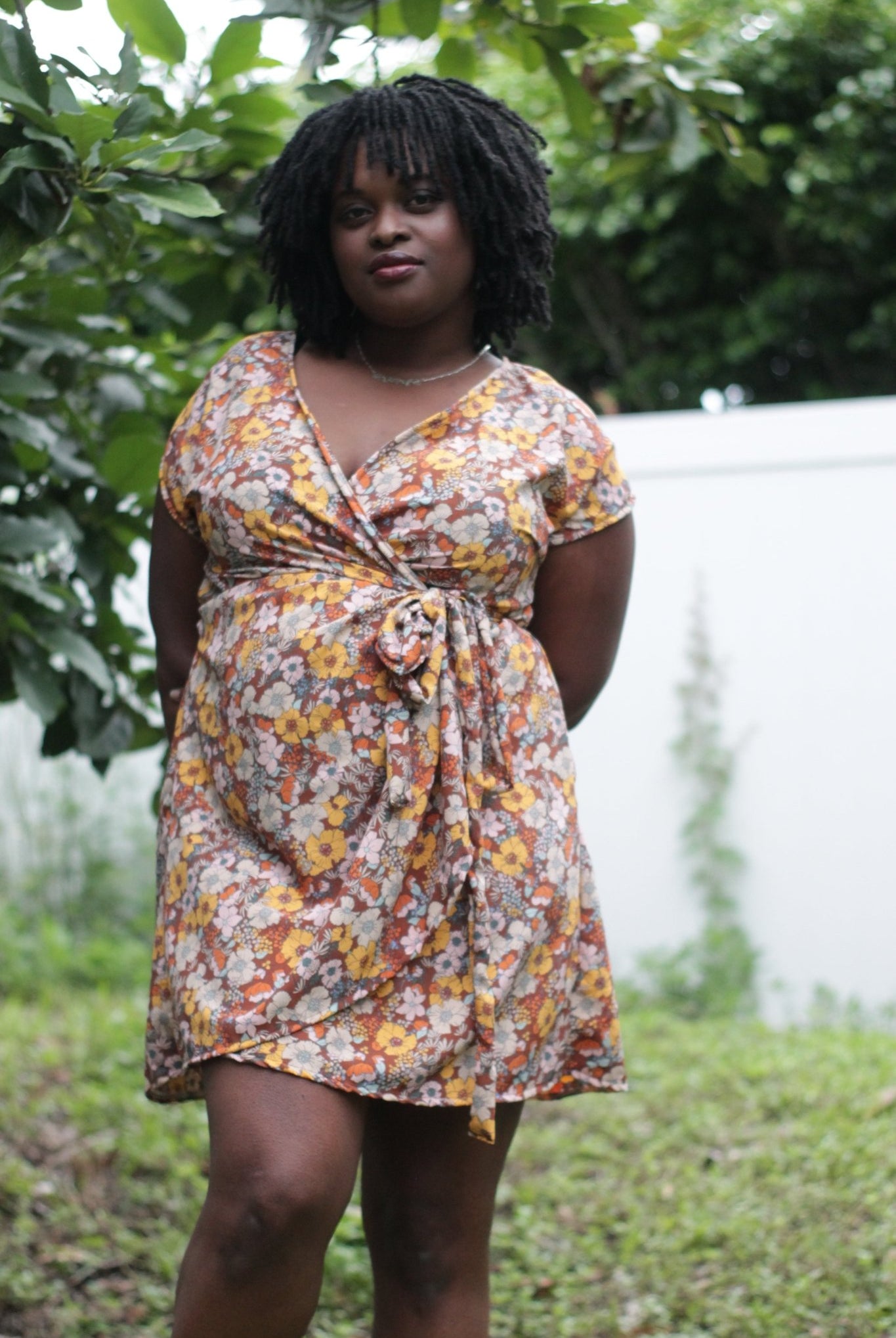 Retro Poppies, Georgette Woven Print - Boho Fabrics - Georgette, Woven