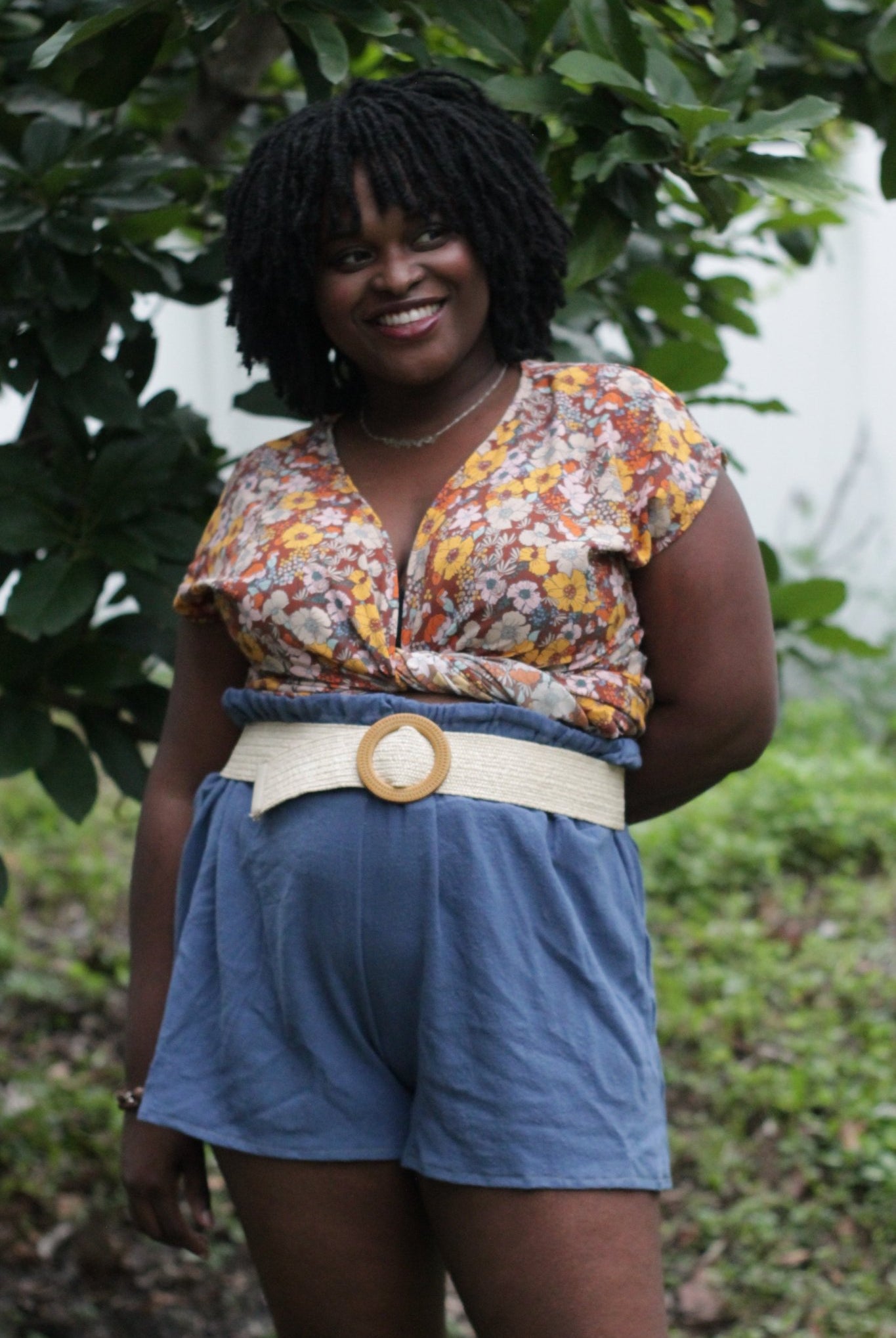 Retro Poppies, Georgette Woven Print - Boho Fabrics - Georgette, Woven