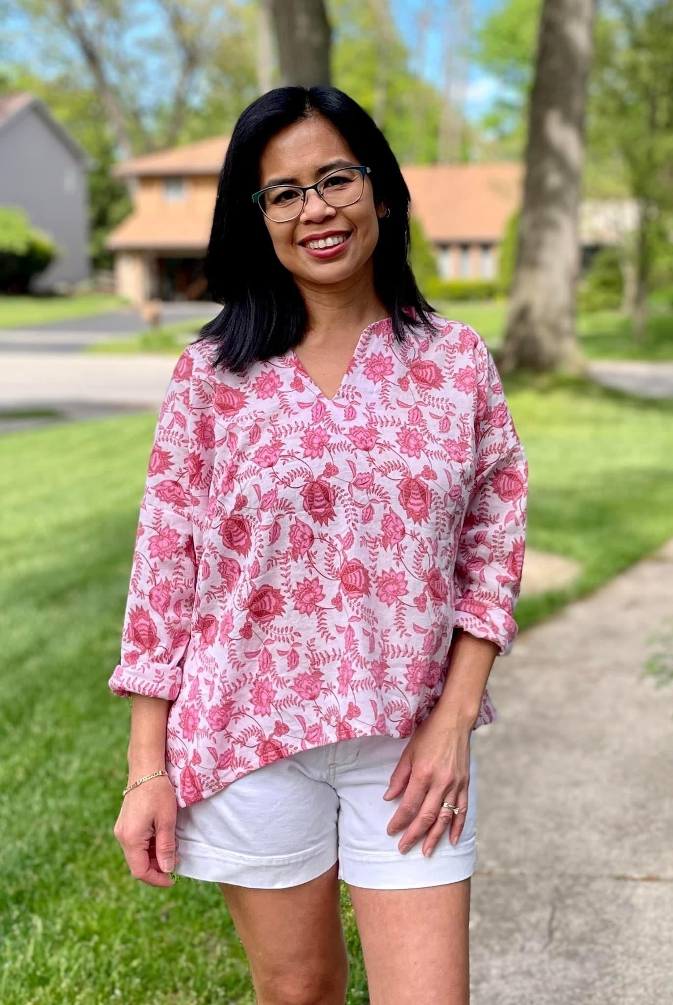 Rococo Panels in Pink 37" Panels. Cotton Woven Fabric. WVP-245-PNK - Boho Fabrics