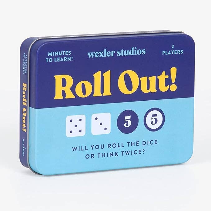 Roll Out! Dice Game: Will You Roll The Dice Or Think Twice? - Boho Fabrics - Games
