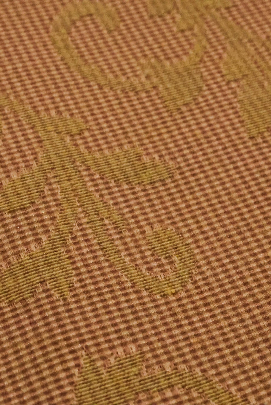 Rose Gold Acanthus Damask Jacquard Woven Fabric - Boho Fabrics - Jacquard, Woven
