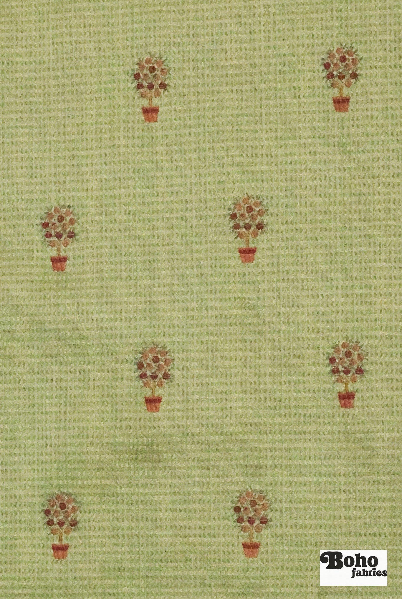 Rosebush Dobby Weave Jacquard Woven Fabric - Boho Fabrics - Jacquard, Woven