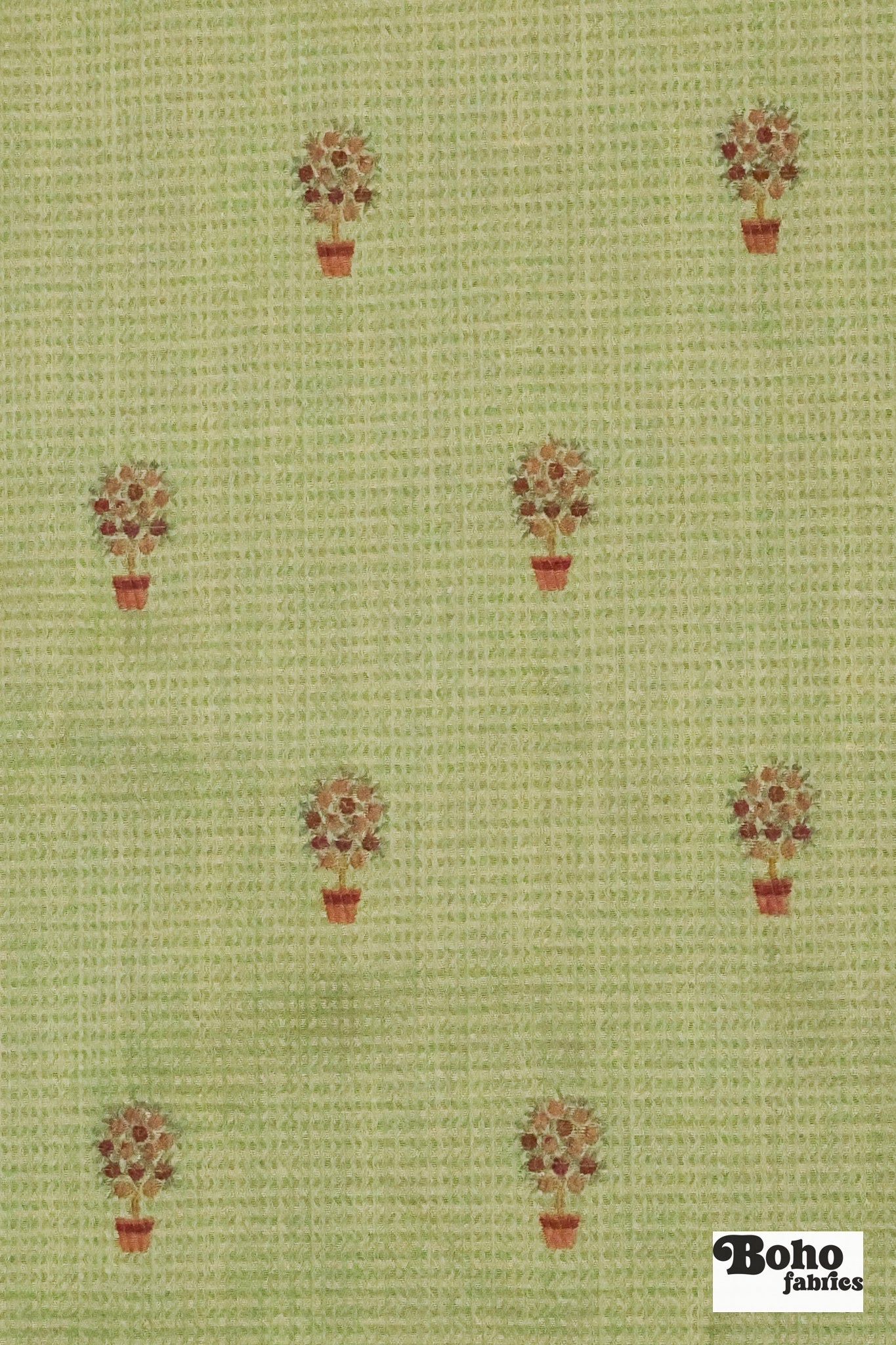 Rosebush Dobby Weave Jacquard Woven Fabric - Boho Fabrics - Jacquard, Woven