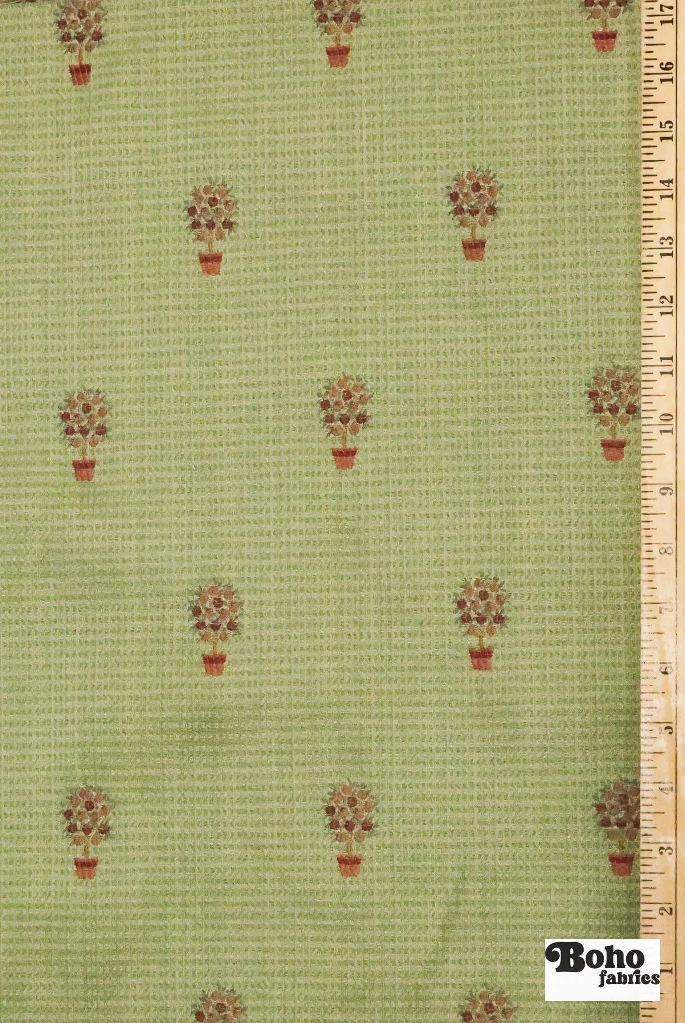 Rosebush Dobby Weave Jacquard Woven Fabric - Boho Fabrics - Jacquard, Woven