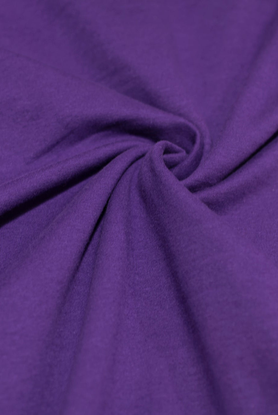 Royal Purple, Solid French Terry Knit Fabric, Cotton Spandex - Boho Fabrics - Cotton, French Terry Knit