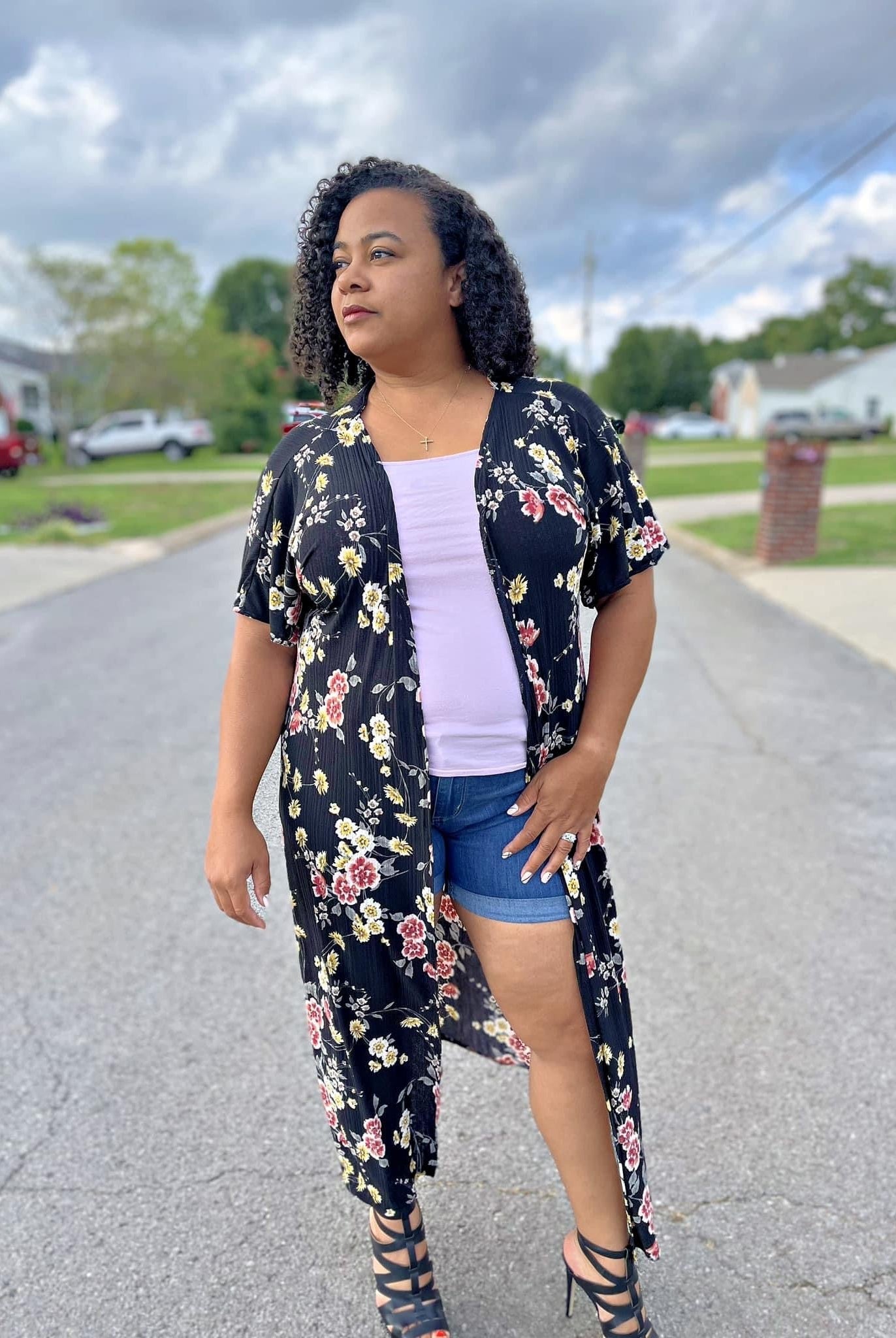 Rustic Florals, Rib Knit. - Boho Fabrics