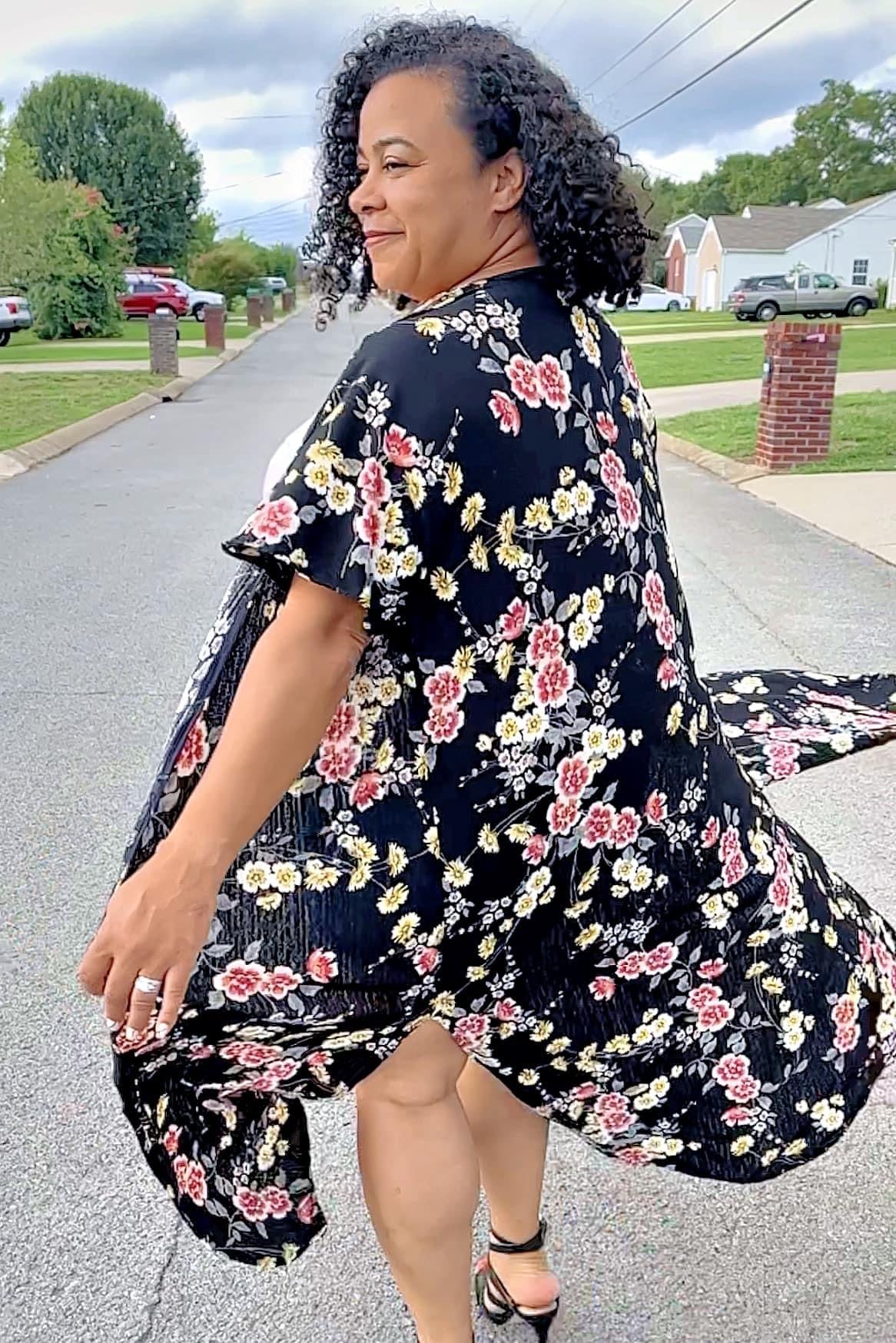 Rustic Florals, Rib Knit. - Boho Fabrics