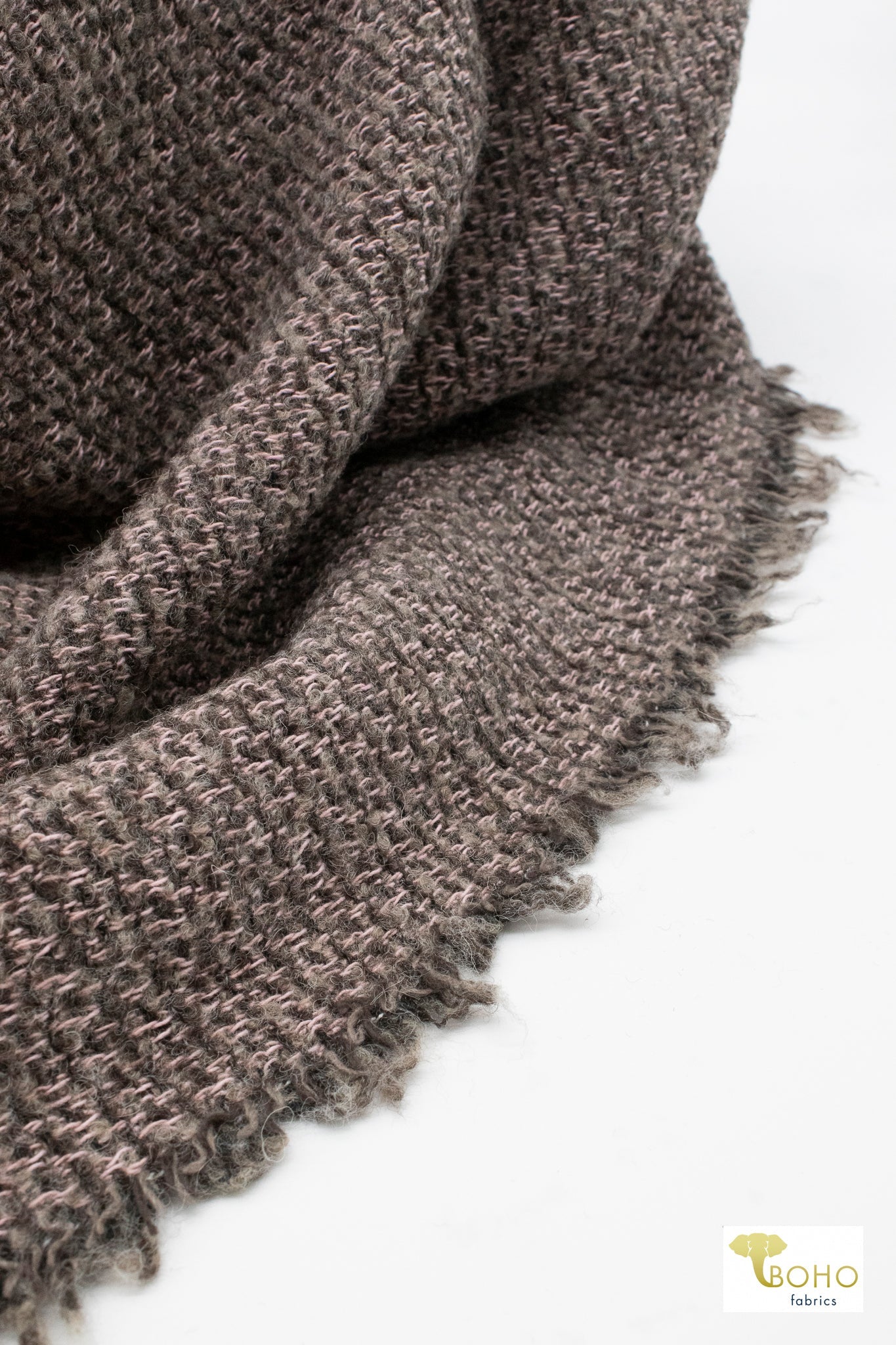 Sage Blossom Boucle, Woven Fabric - Boho Fabrics - Woven, Fabric