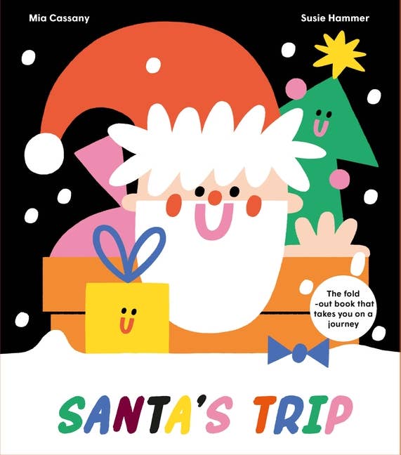 Santa's Trip: Fold - Out Book That Takes You On A Journey - Boho Fabrics -