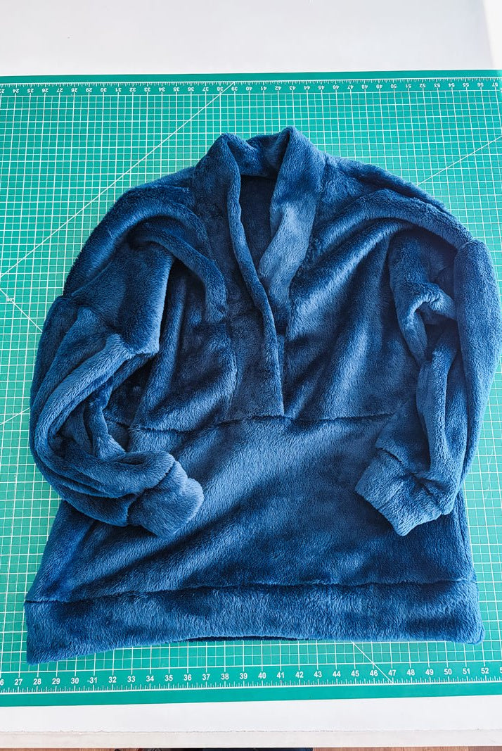 Sapphire Classic Double - Velour High Loft Fleece Fabric by Polartec - Boho Fabrics - Performance Fabrics