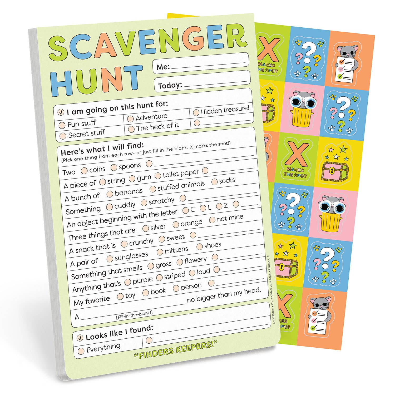 Scavenger Hunt Playtime Pads, (Pre - Order) - Boho Fabrics - Games