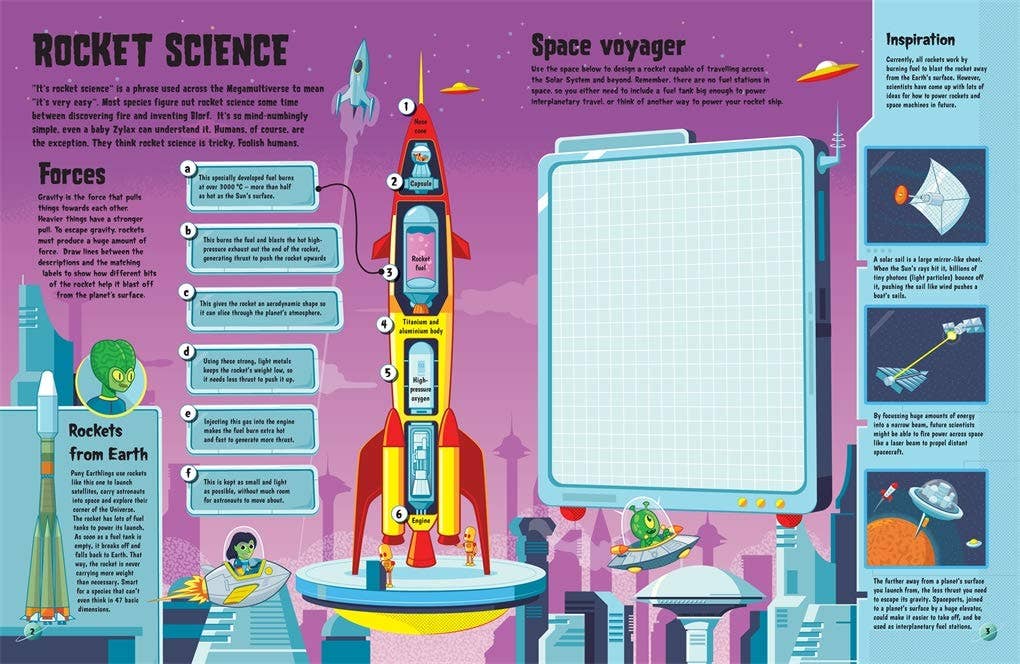 Science Lab: Sticker and Activity Book - Boho Fabrics - Art & Craft Kits