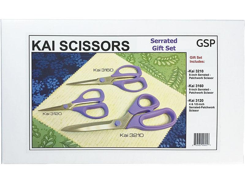 Scissor Gift Set Serrated GSP Kai Scissors1 - Boho Fabrics - Cutting Supplies