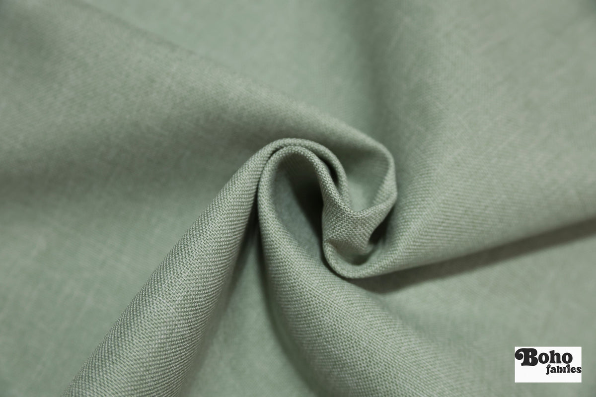 Seafoam Basketweave Upholstery Woven Fabric - Boho Fabrics - Home Dec. & Upholstery Fabric