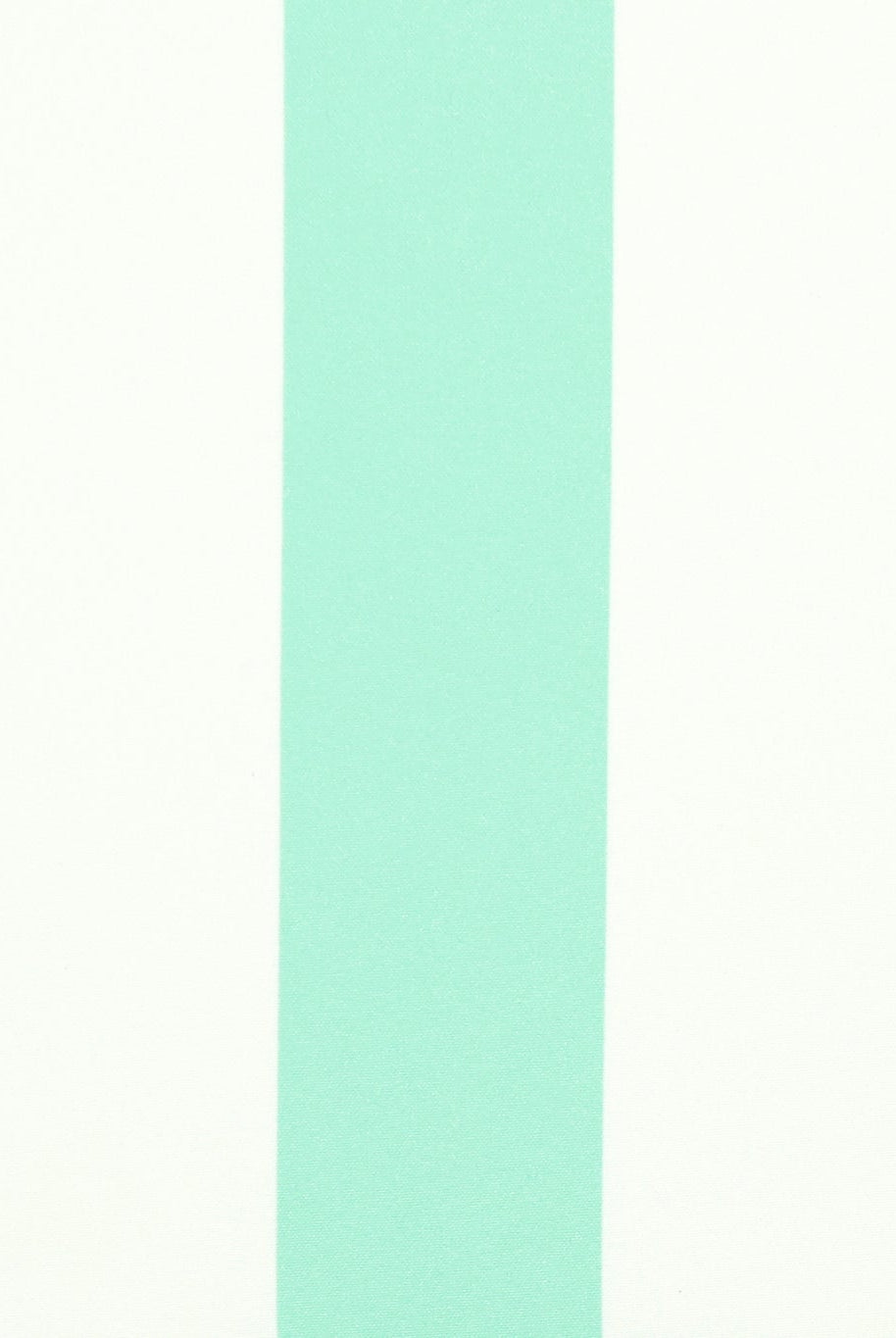 Seafoam Green & White, 3" Wide Striped Canvas Woven Fabric - Boho Fabrics - Canvas Fabric