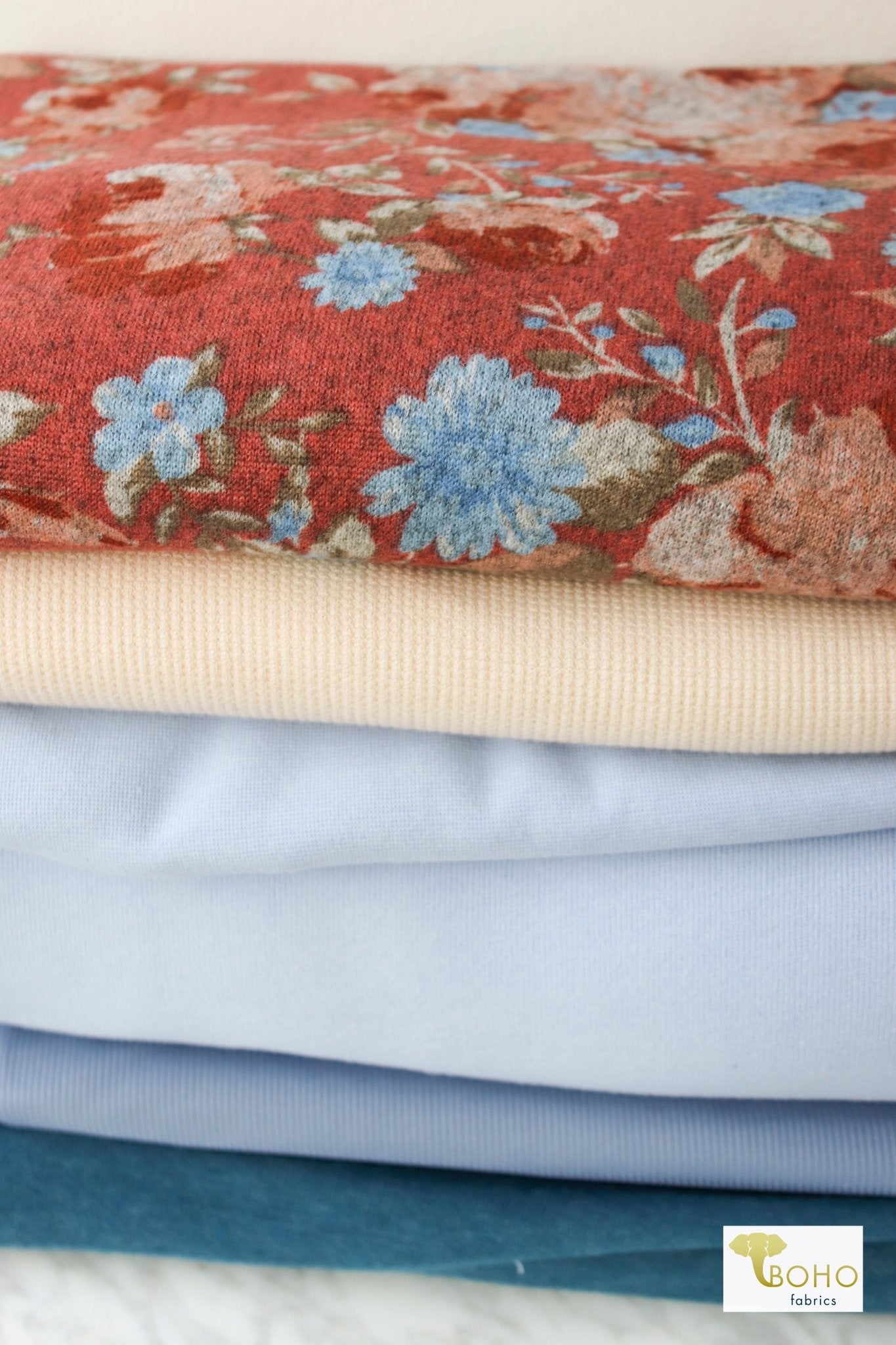 "Seaside Winter" Sweater/FT Knit Palette Bundle - Boho Fabrics