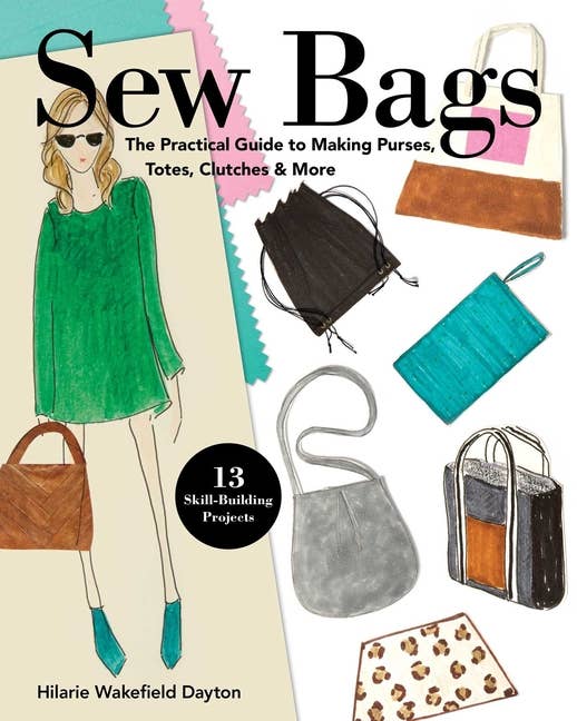Sew Bags: Guide To Making Purses, Totes, Clutches - Boho Fabrics -