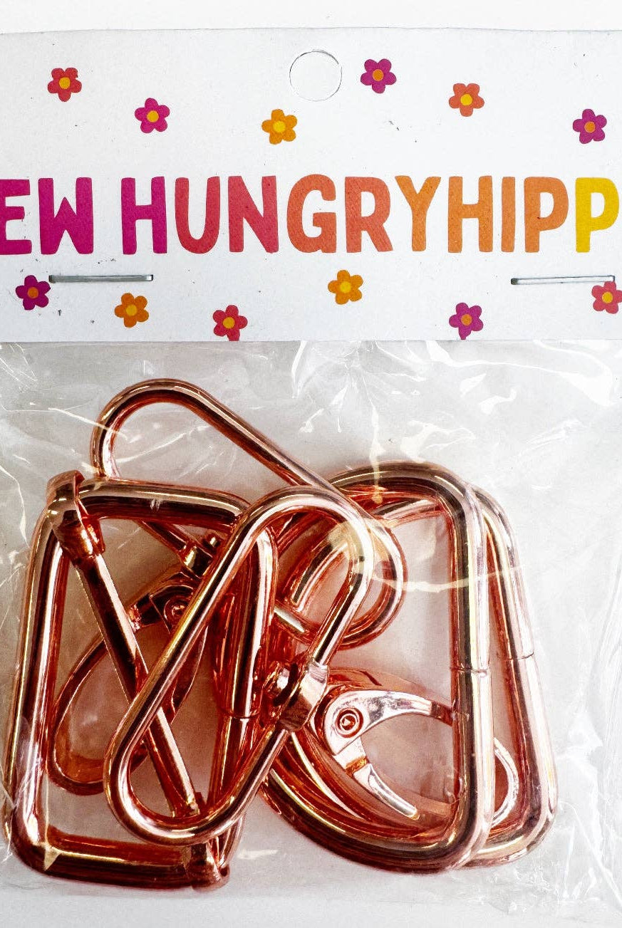 Sew Hungry Hippie 1.5" Hardware Pack – Rose Gold - Boho Fabrics - Bag Hardware