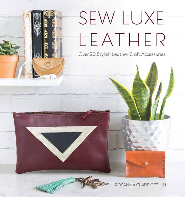 Sew Luxe Leather: Over 20 Stylish Leather Craft Accessories - Boho Fabrics -