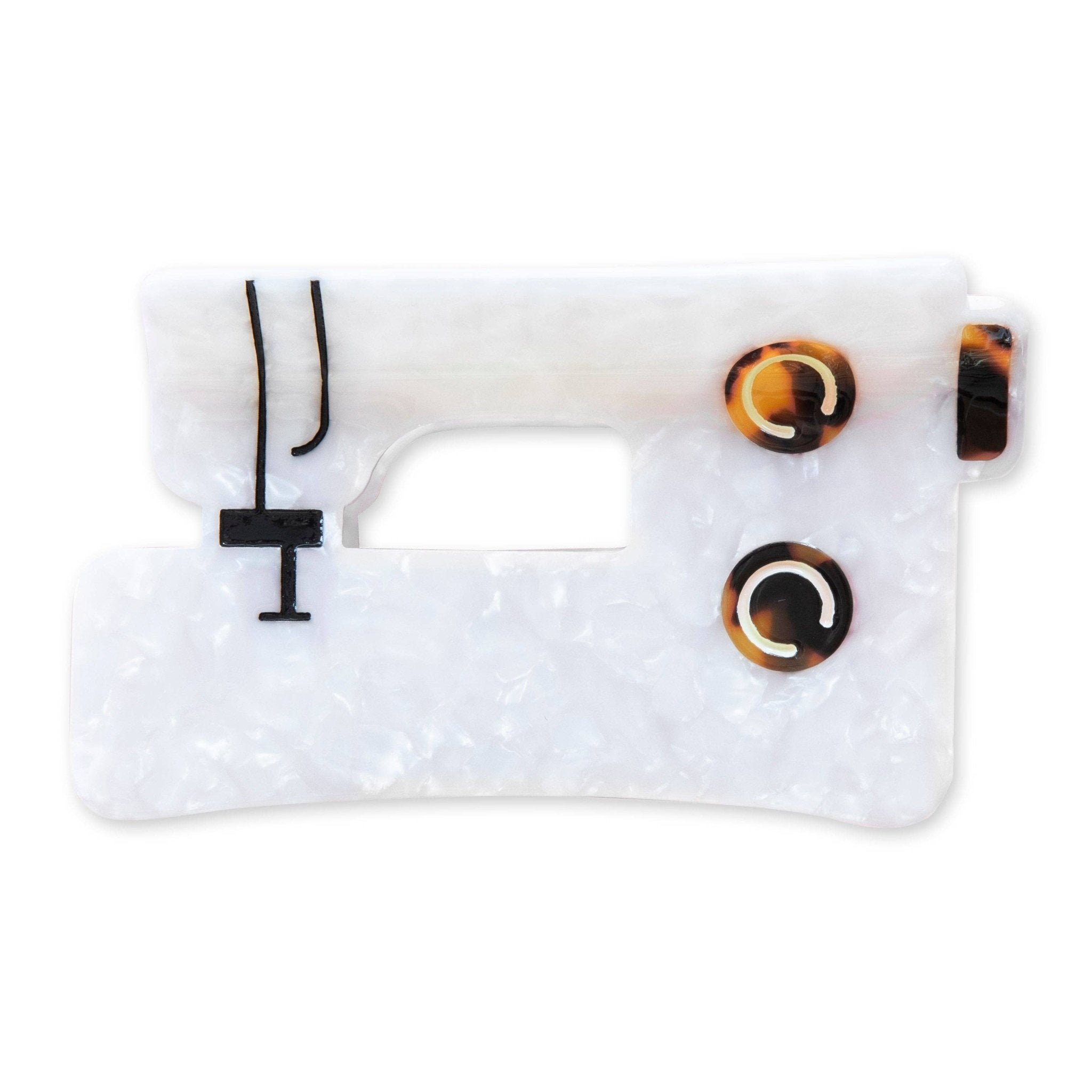 Sewing Machine Hair Claw Clip - Boho Fabrics -