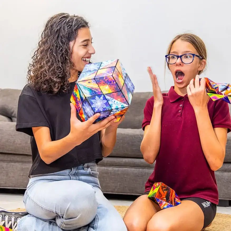 Shashibo Polar 2.0 Magnetic Puzzle Cube STEM STEAM MESH - Boho Fabrics - Puzzles