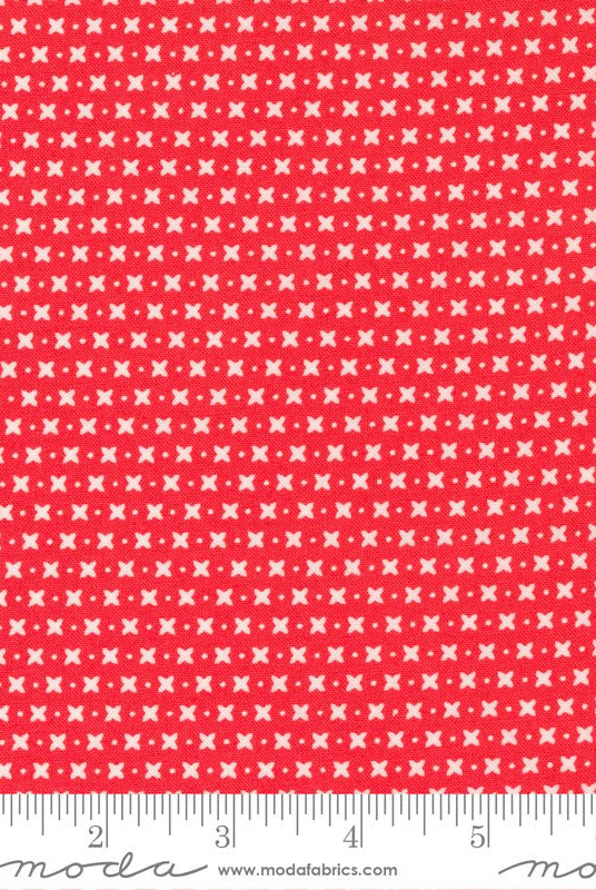 Sincerely Yours Geranium 37613 13 Moda 1 - Boho Fabrics - Quilting Cotton, Woven