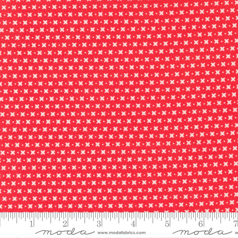 Sincerely Yours Geranium 37613 13 Moda 1 - Boho Fabrics - Quilting Cotton, Woven