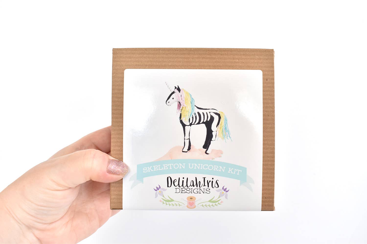 Skeleton Unicorn DIY Felt Craft Kit - Boho Fabrics -