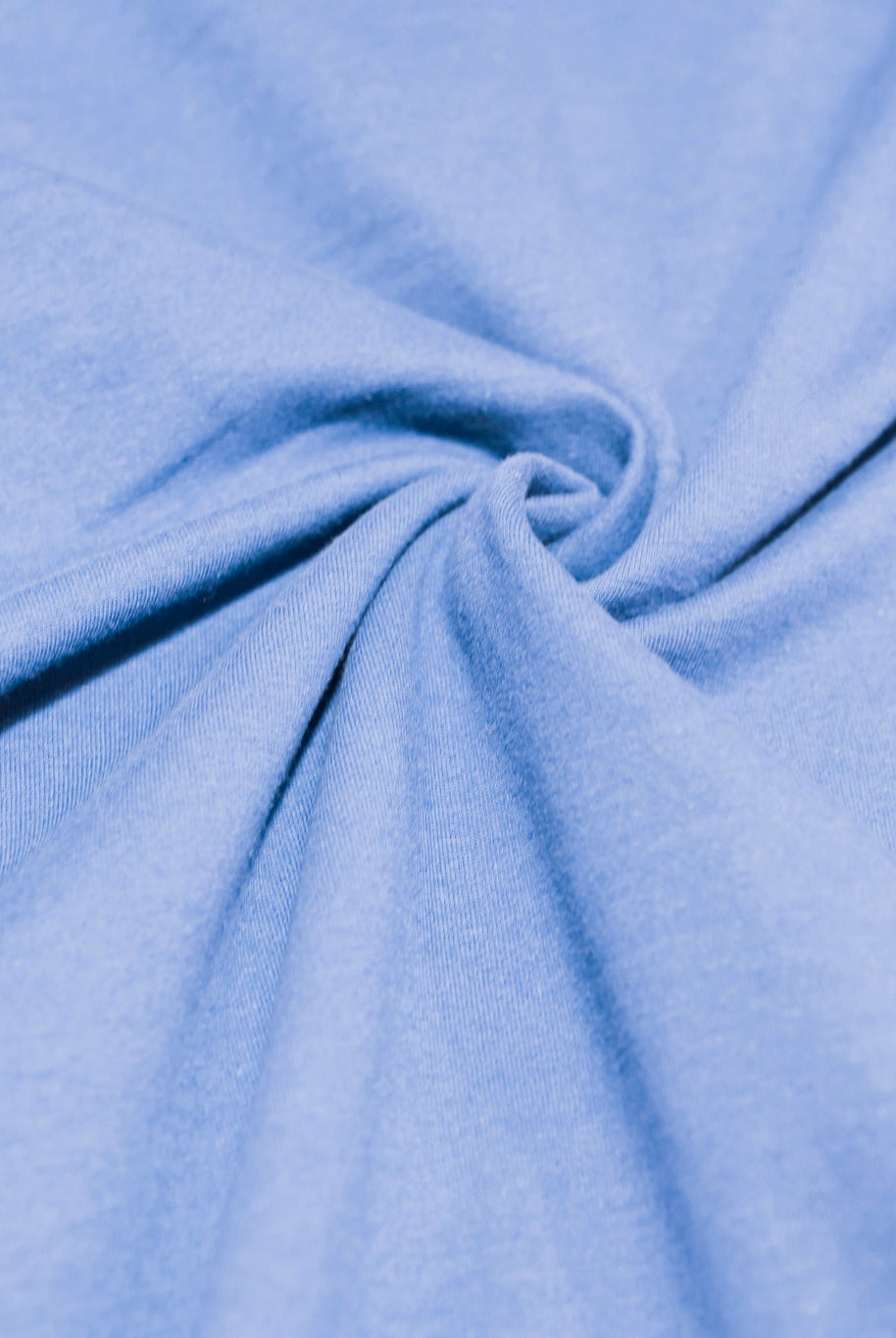 Sky Blue, Solid French Terry Knit Fabric, Cotton Spandex - Boho Fabrics - Cotton, French Terry Knit