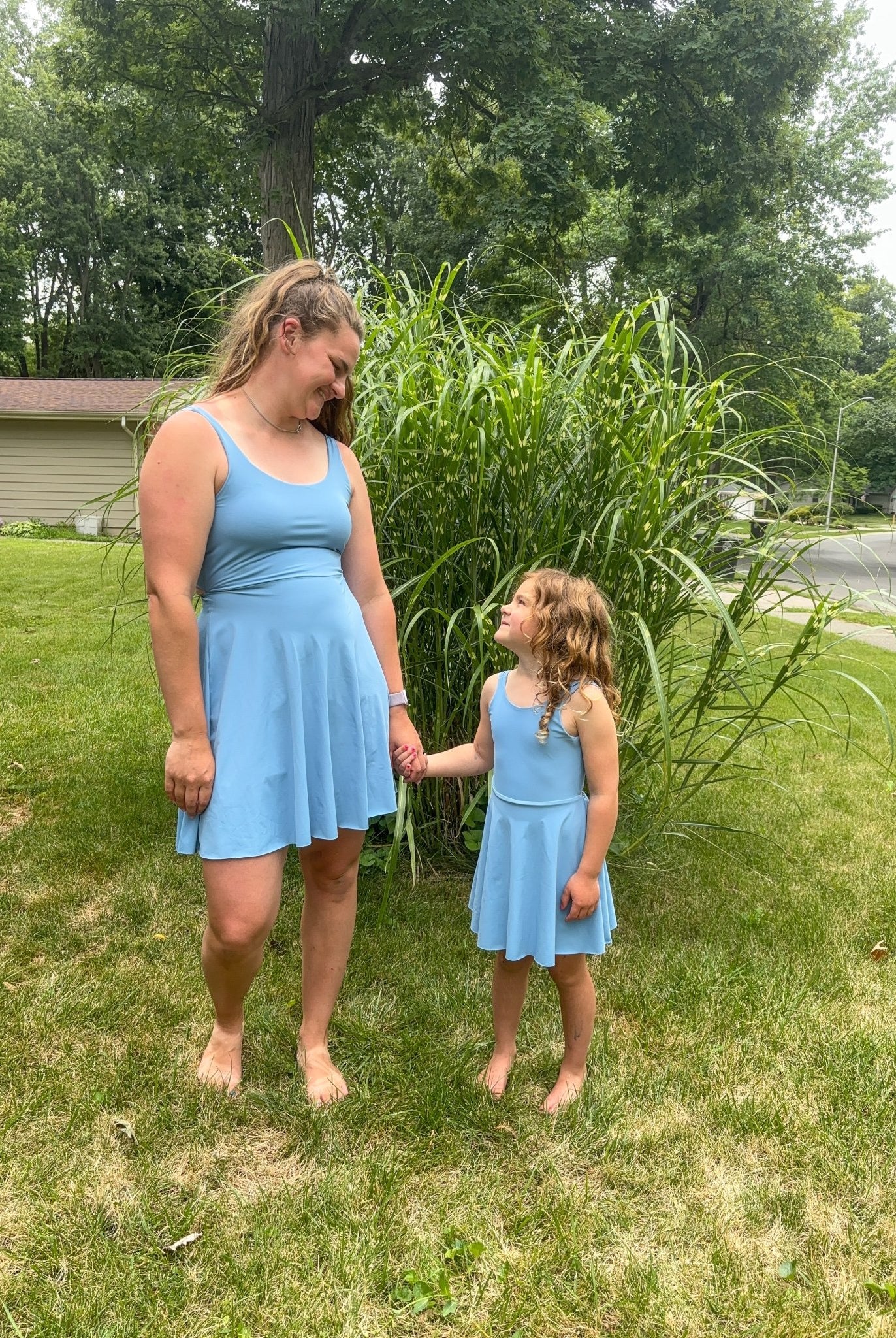 Sky Blue, Swim Solid Knit Fabric - Boho Fabrics - Swim Knit, Solid Fabric