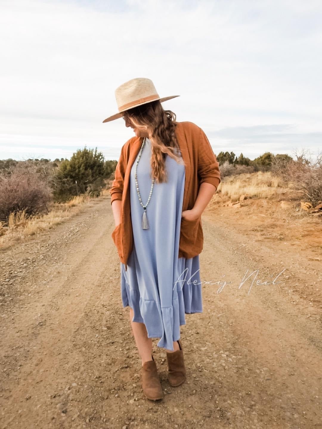 Skyway Blue, Cupro Knit. CUP-112 - Boho Fabrics