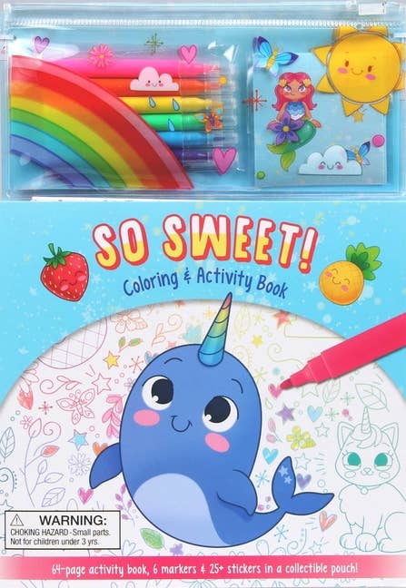 So Sweet! Coloring & Activity Book - Boho Fabrics -