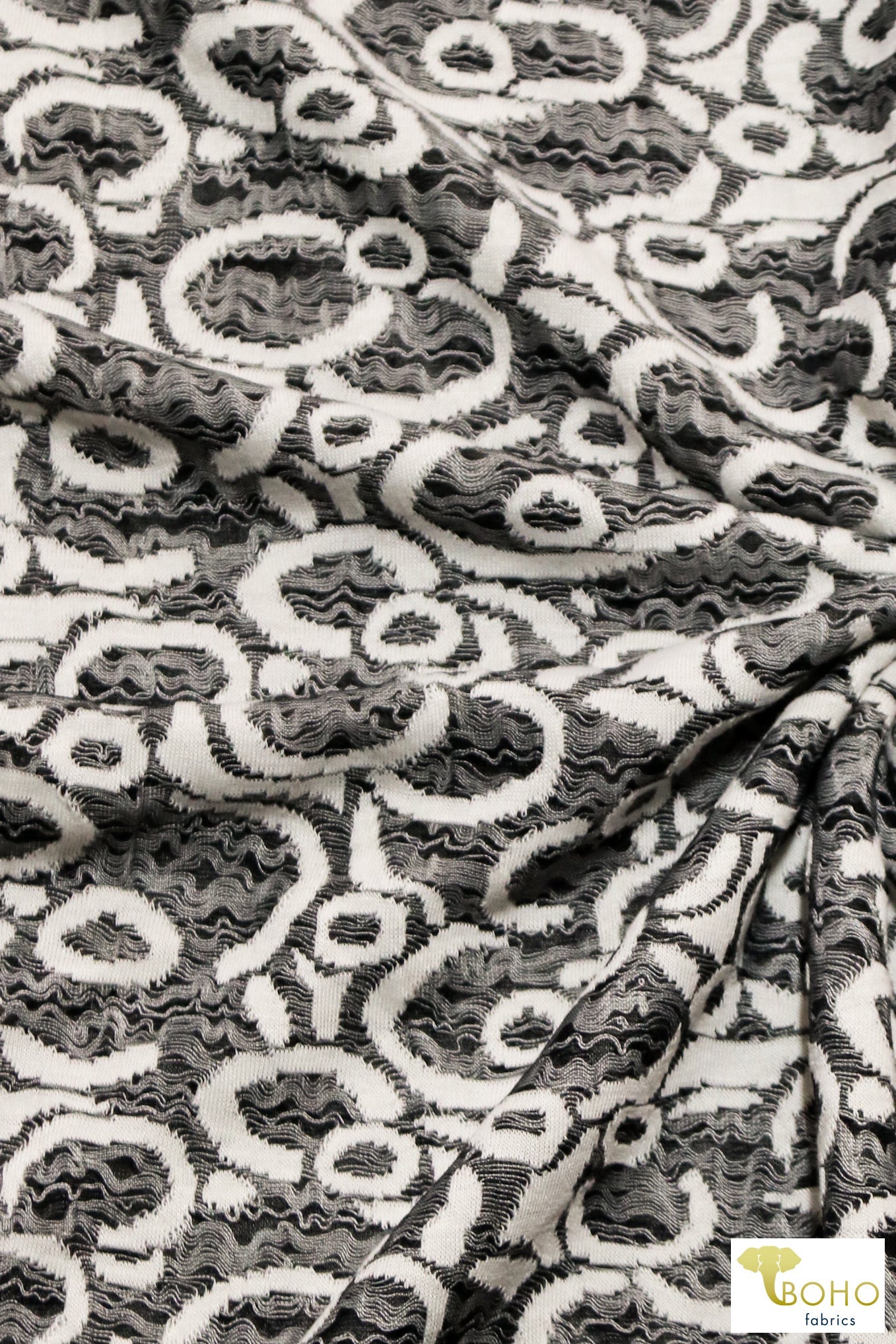 Space Opera Stretch Lace. Dual Layers - Boho Fabrics