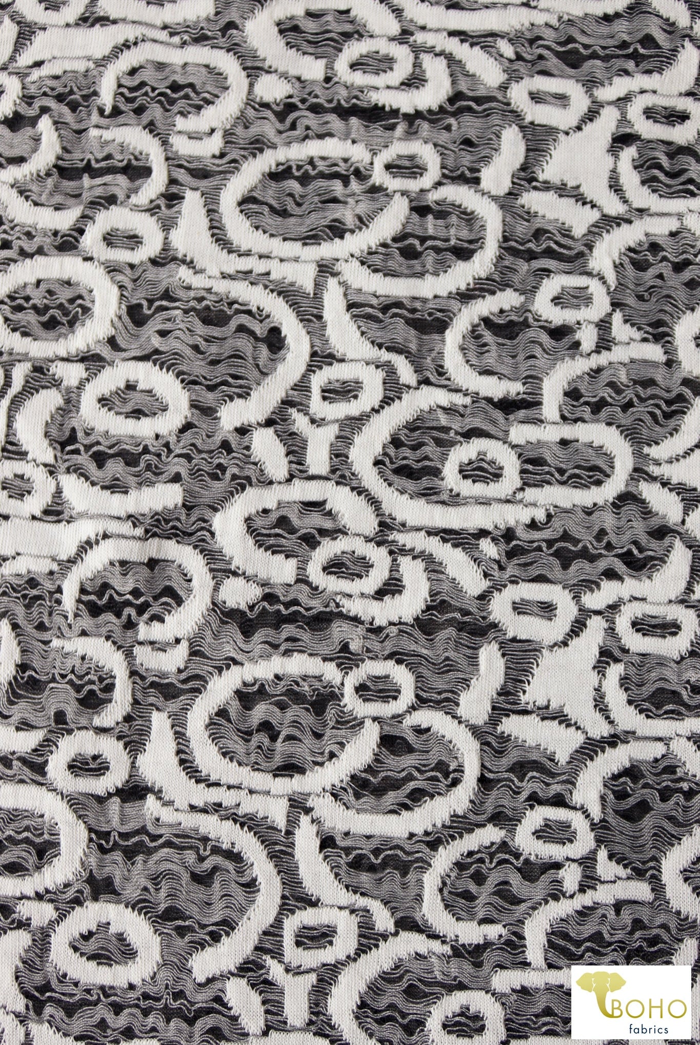 Space Opera Stretch Lace. Dual Layers - Boho Fabrics