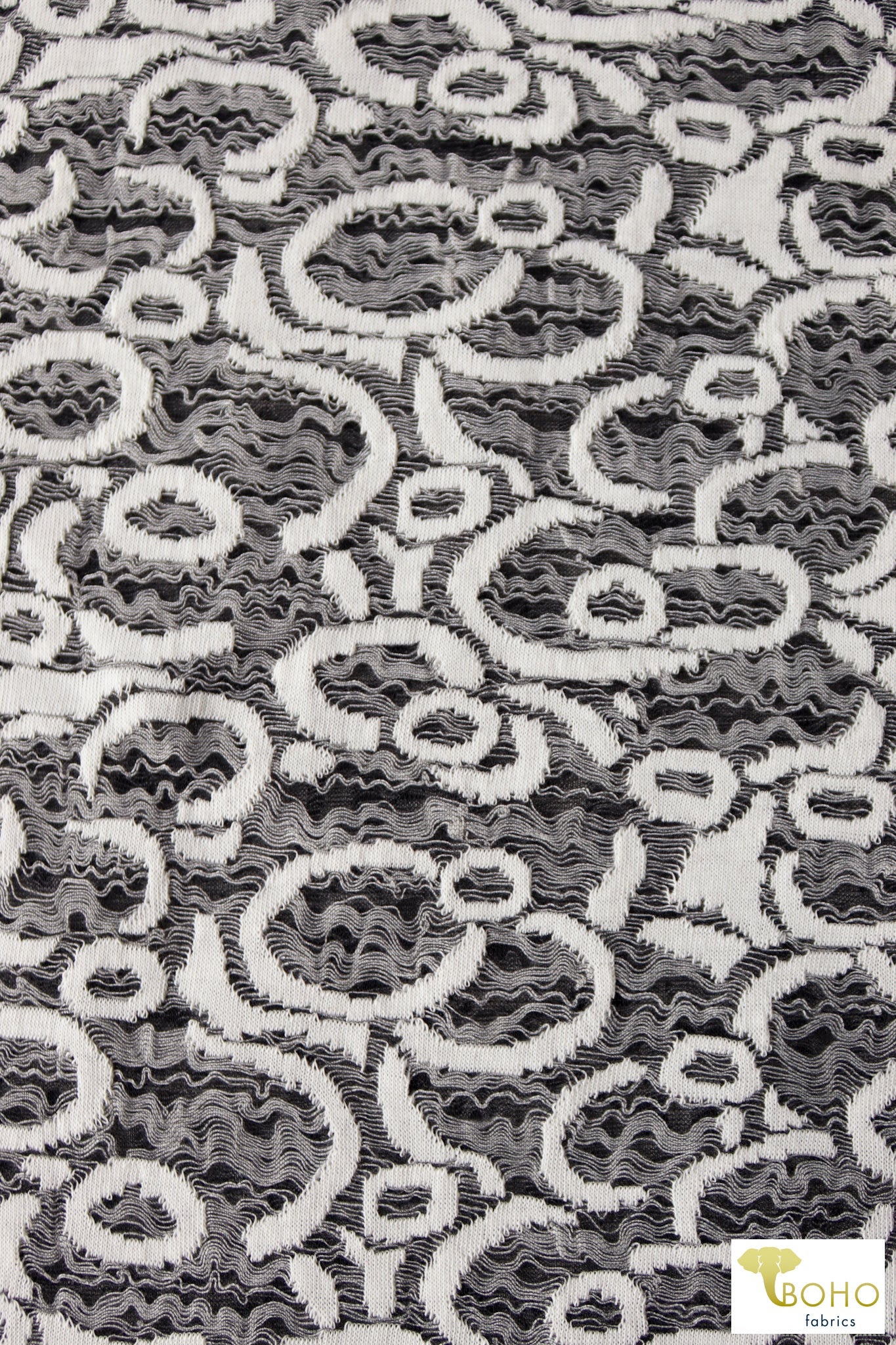 Space Opera Stretch Lace. Dual Layers - Boho Fabrics