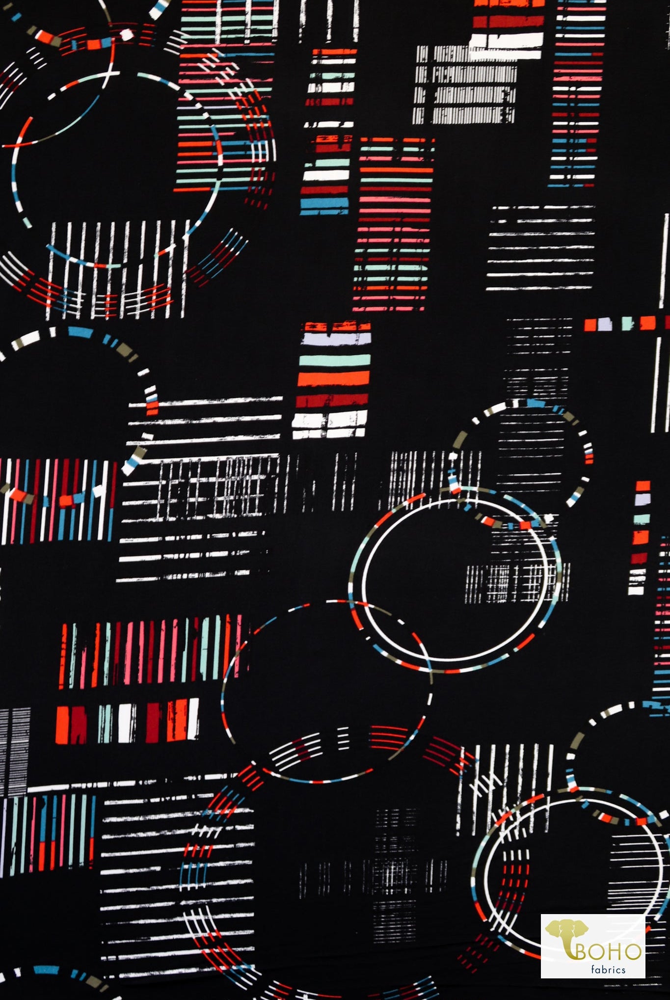 Space Radio, ITY Knit - Boho Fabrics