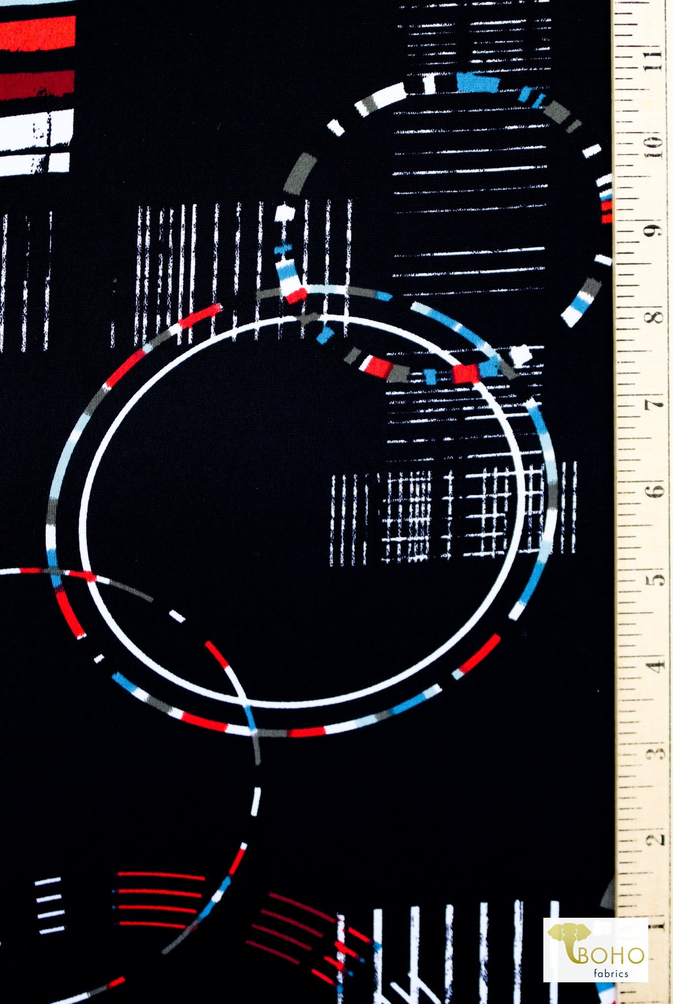 Space Radio, ITY Knit - Boho Fabrics