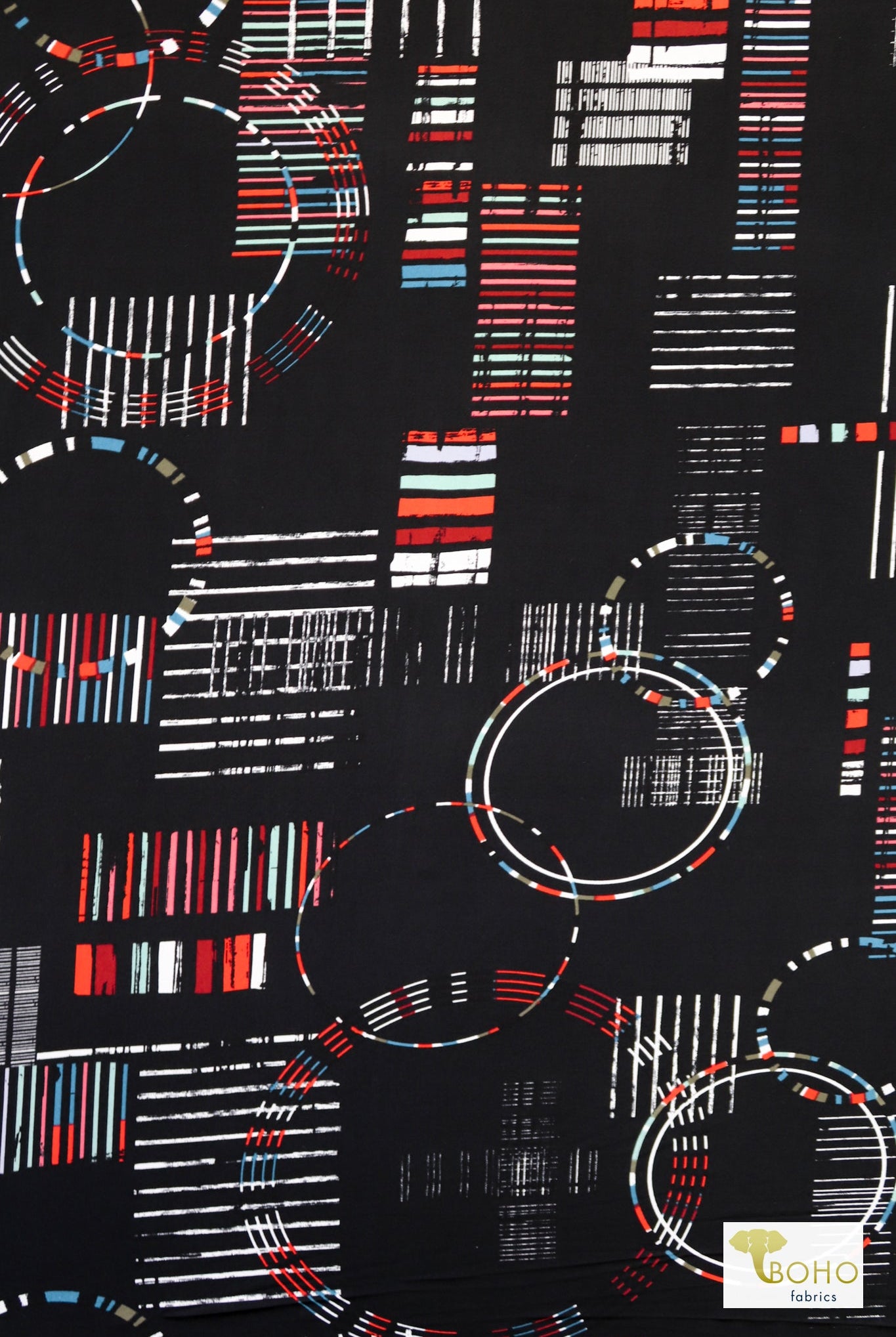 Space Radio, ITY Knit - Boho Fabrics