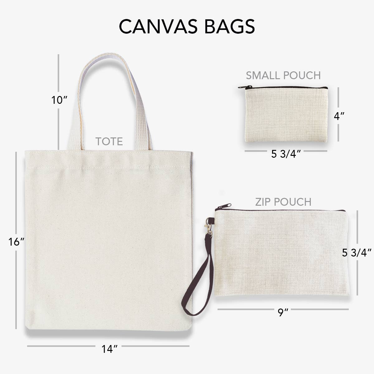 Sparks, MD! Small Zip Pouch - Boho Fabrics -